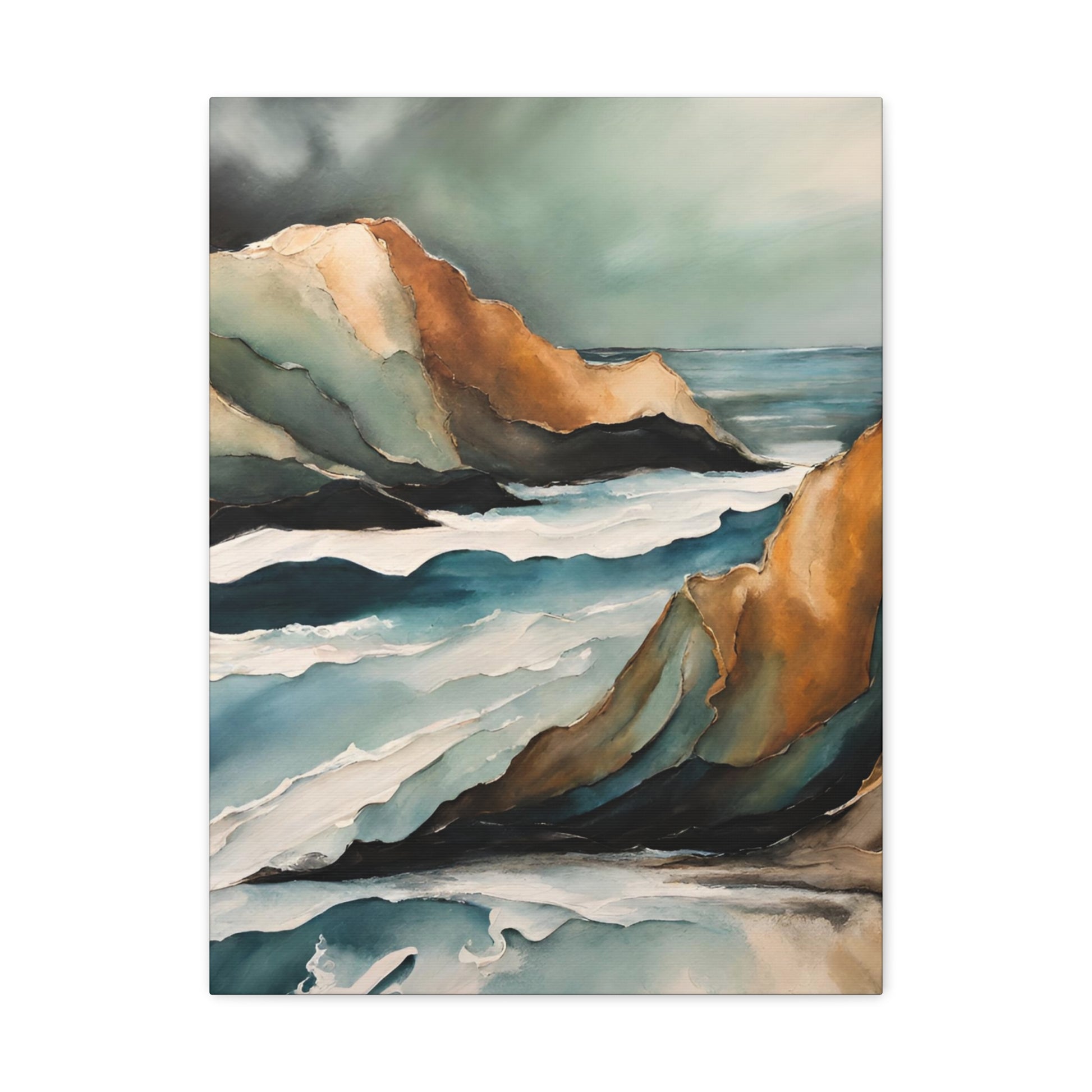 Endless Strength - Modern Abstract Art Print - Aesthetic Coastal Landscapes