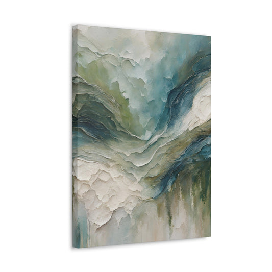 Ocean Symphony 2 - Modern Abstract Art Print - Aesthetic Coastal Landscapes