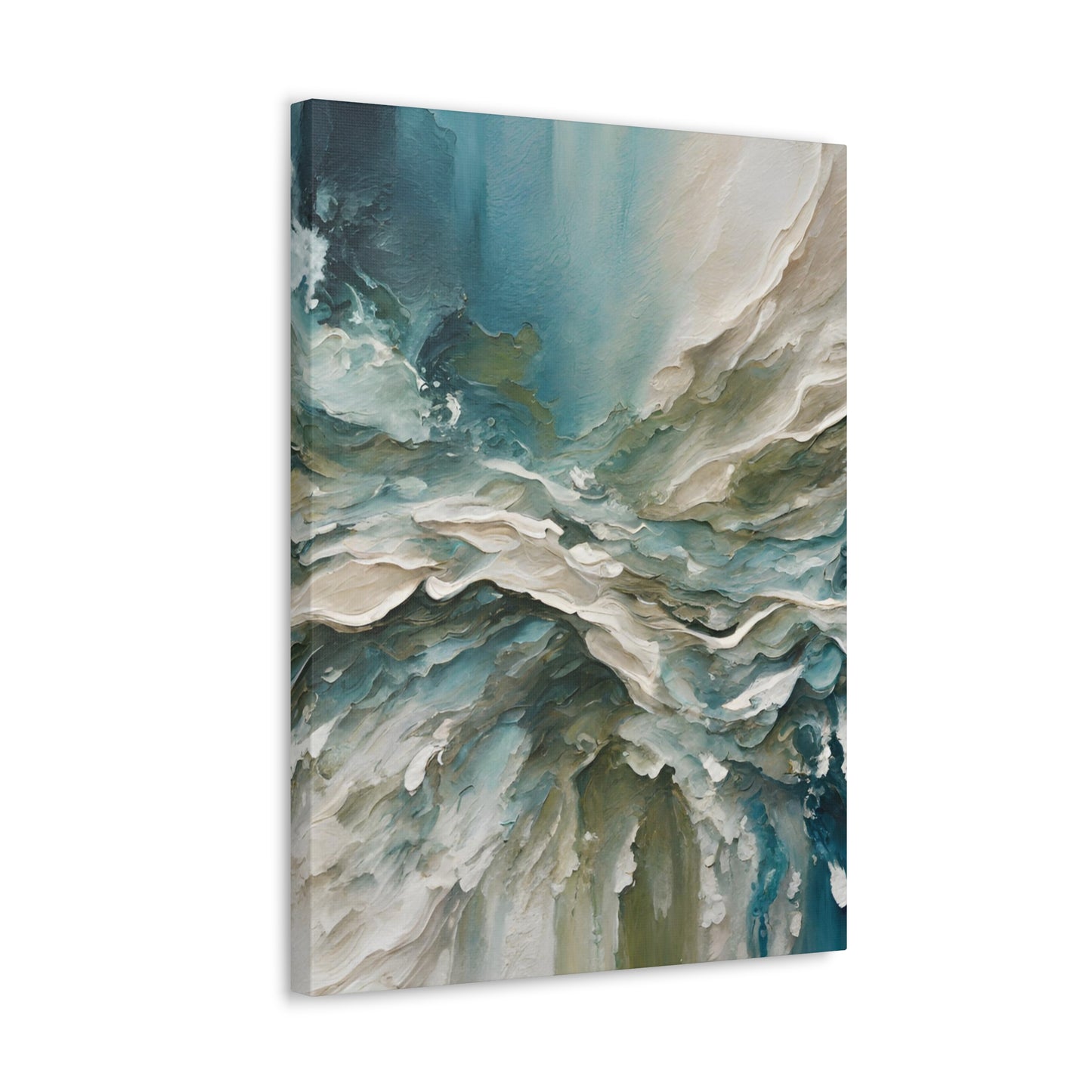 Churning Oceans II - Modern Abstract Art Print - Aesthetic Coastal Landscapes