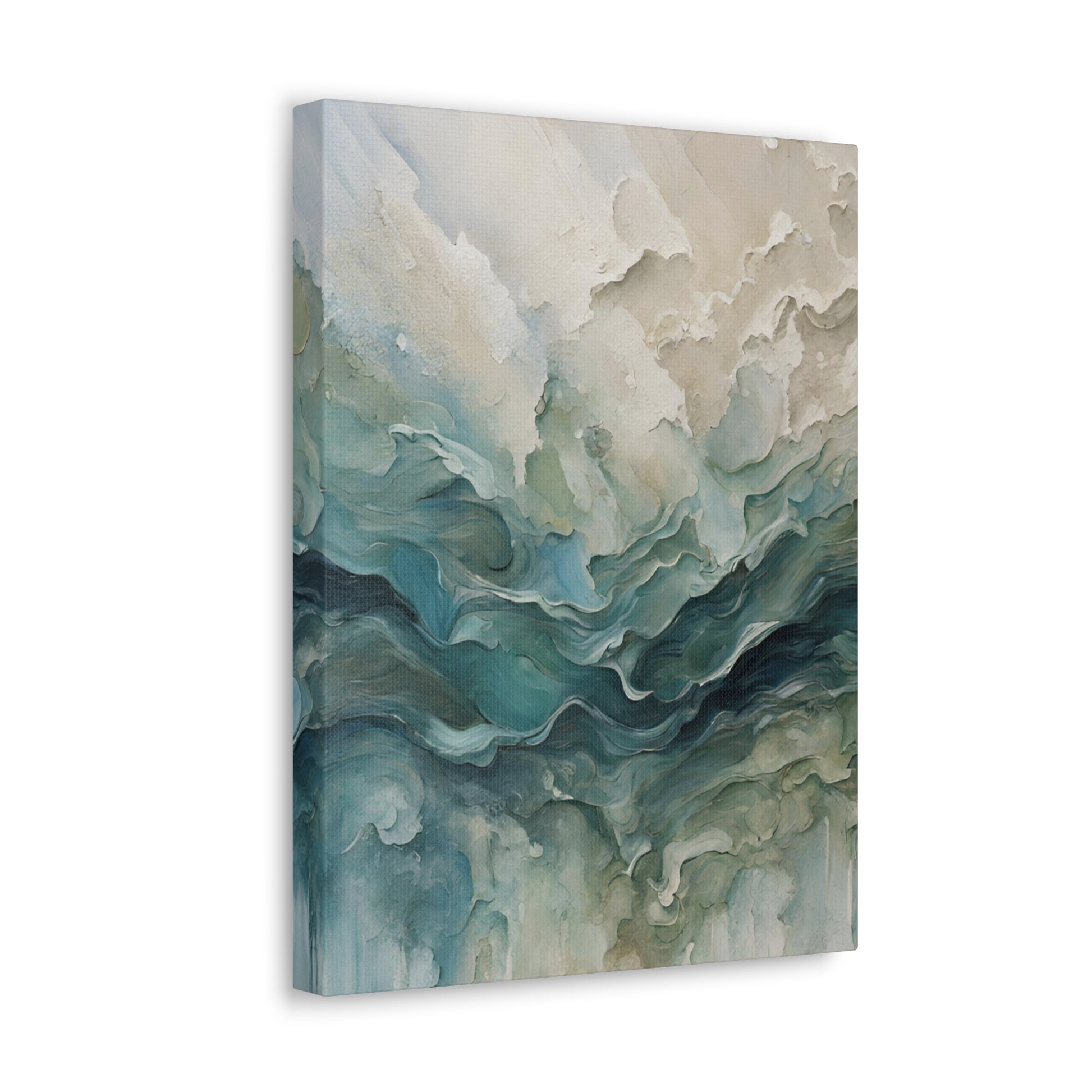 Churning Oceans - Modern Abstract Art Print - Aesthetic Coastal Landscapes