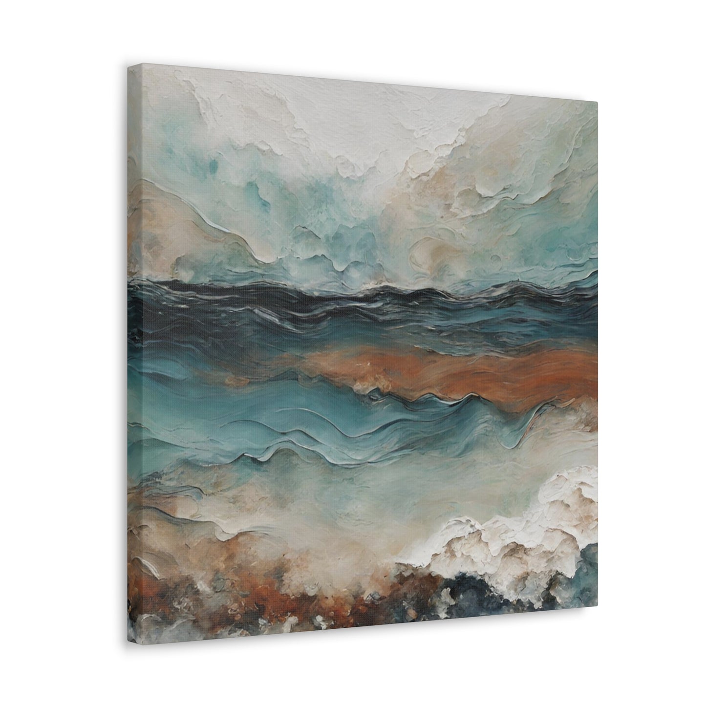 From the Depths  - Modern Abstract Art Print - Aesthetic Coastal Landscapes