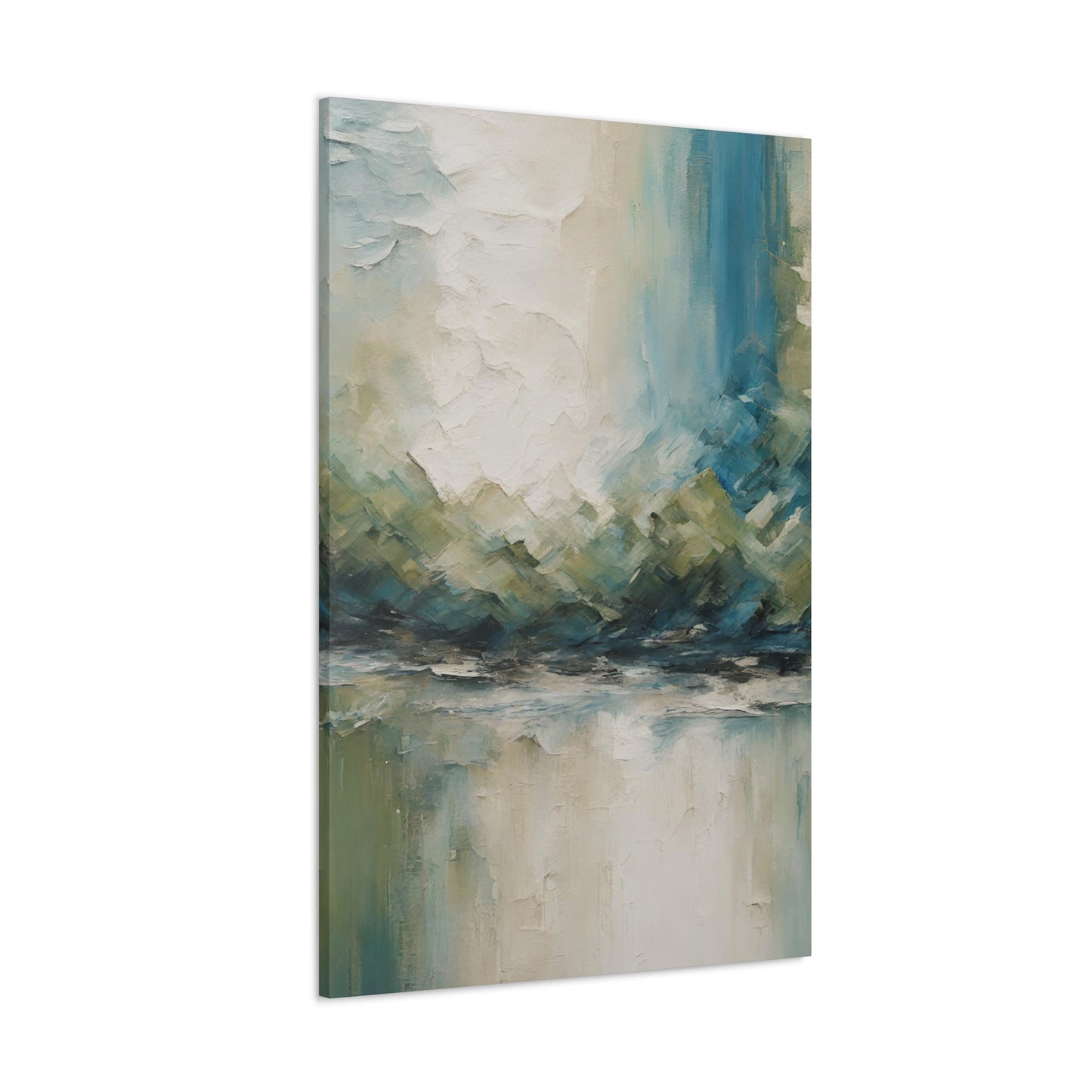 Peaking Through - Modern Abstract Art Print - Aesthetic Coastal Landscapes