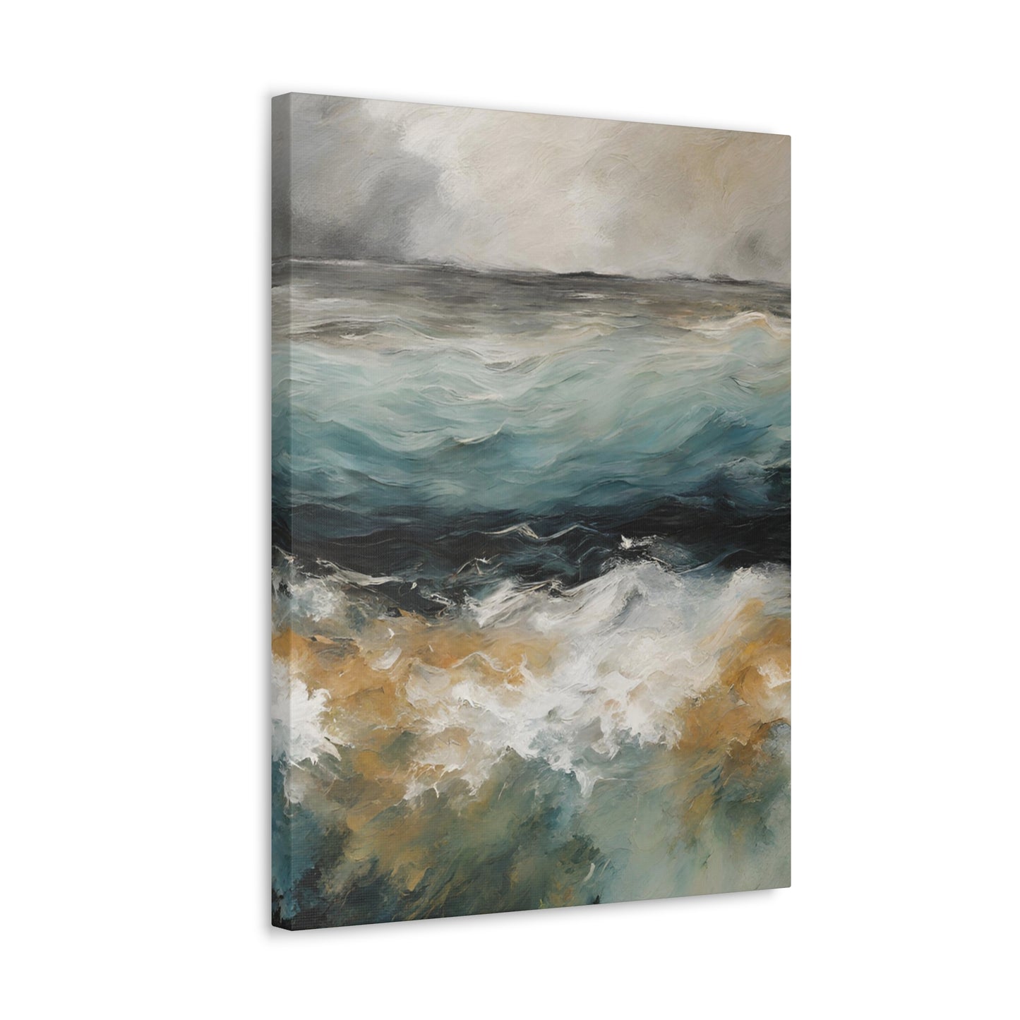 Before the Storm Modern Abstract Art Print - Aesthetic Coastal Landscapes