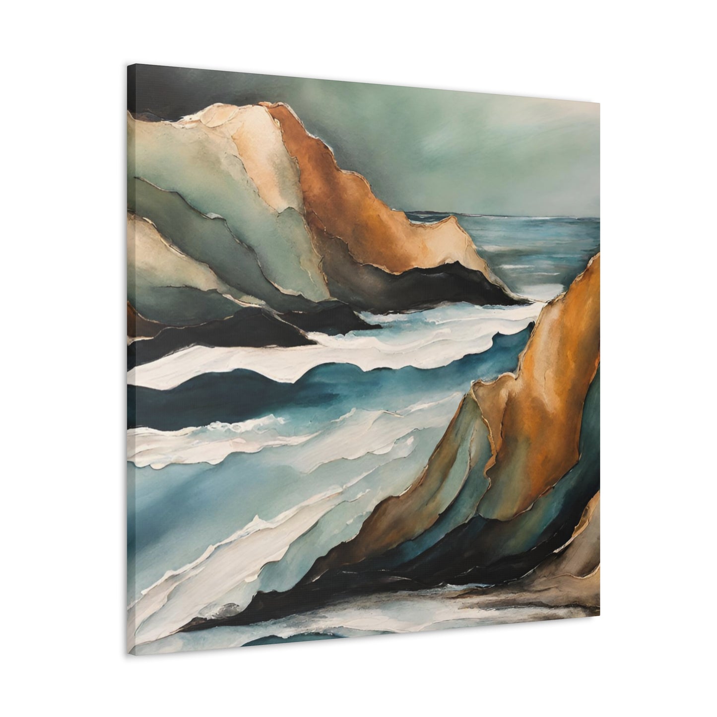 Endless Strength - Modern Abstract Art Print - Aesthetic Coastal Landscapes