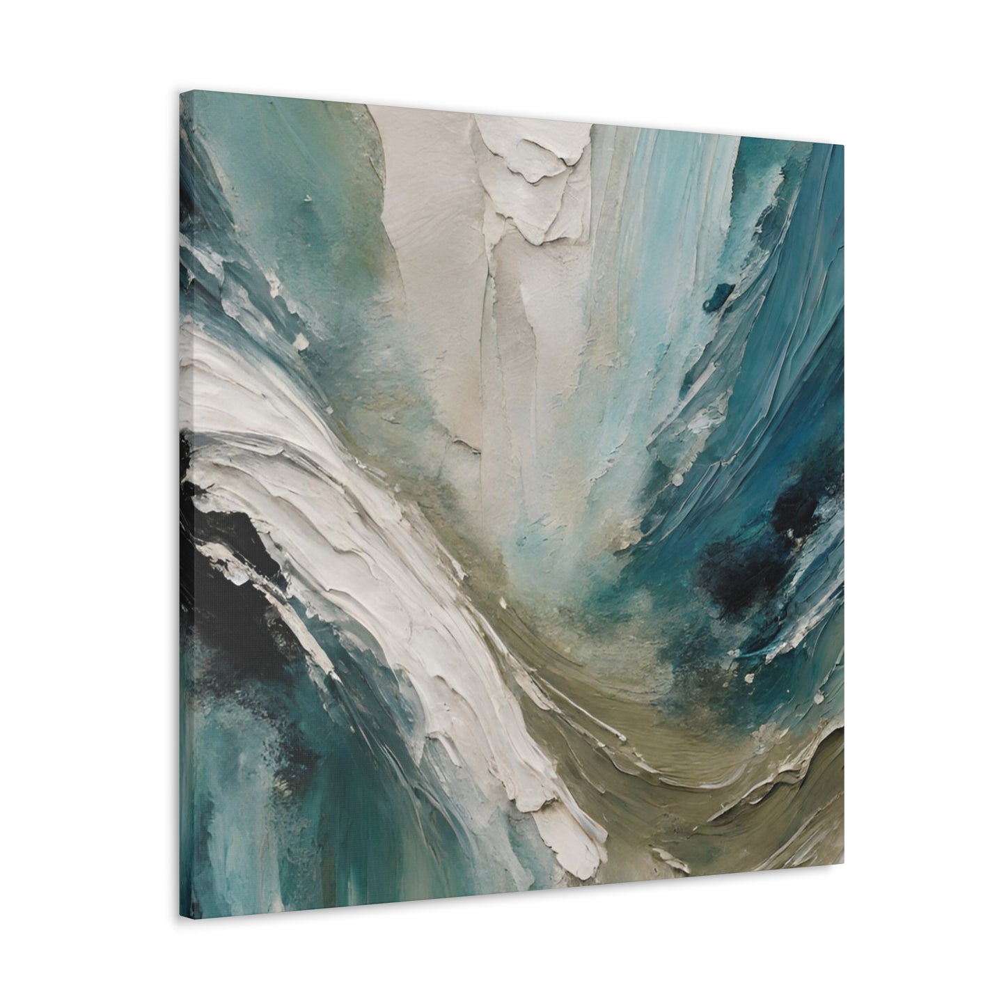 Inlet - Modern Abstract Art Print - Aesthetic Coastal Landscapes