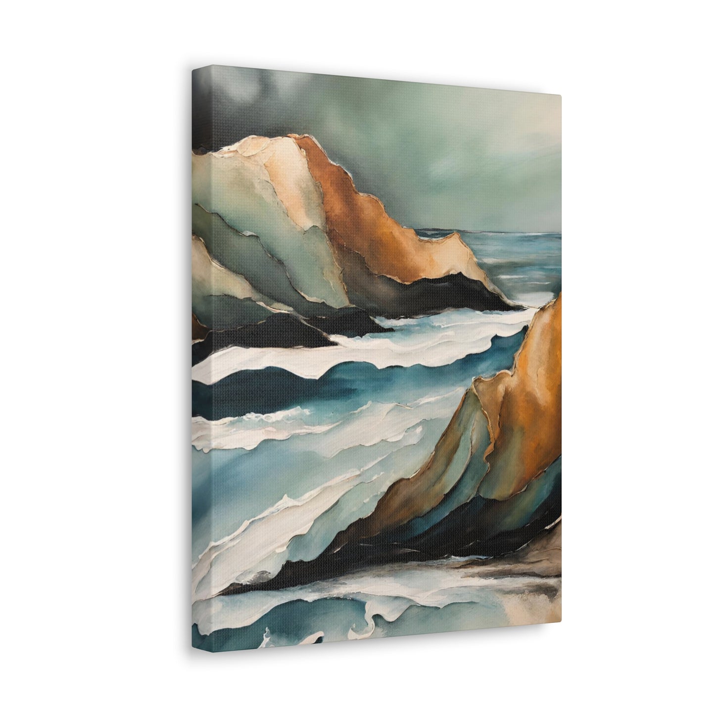 Endless Strength - Modern Abstract Art Print - Aesthetic Coastal Landscapes