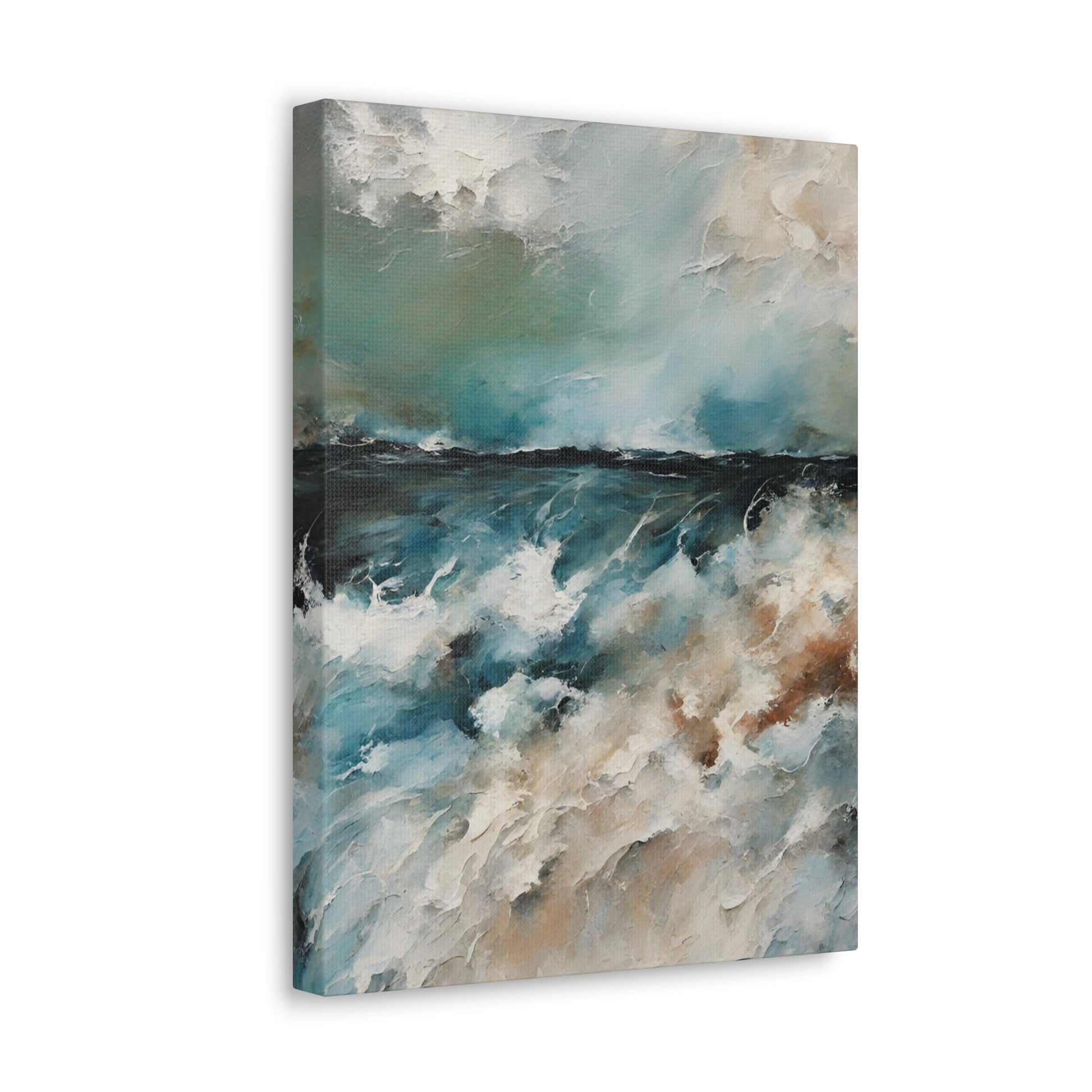 Impassable Seas II - Modern Abstract Art Print - Aesthetic Coastal Landscapes