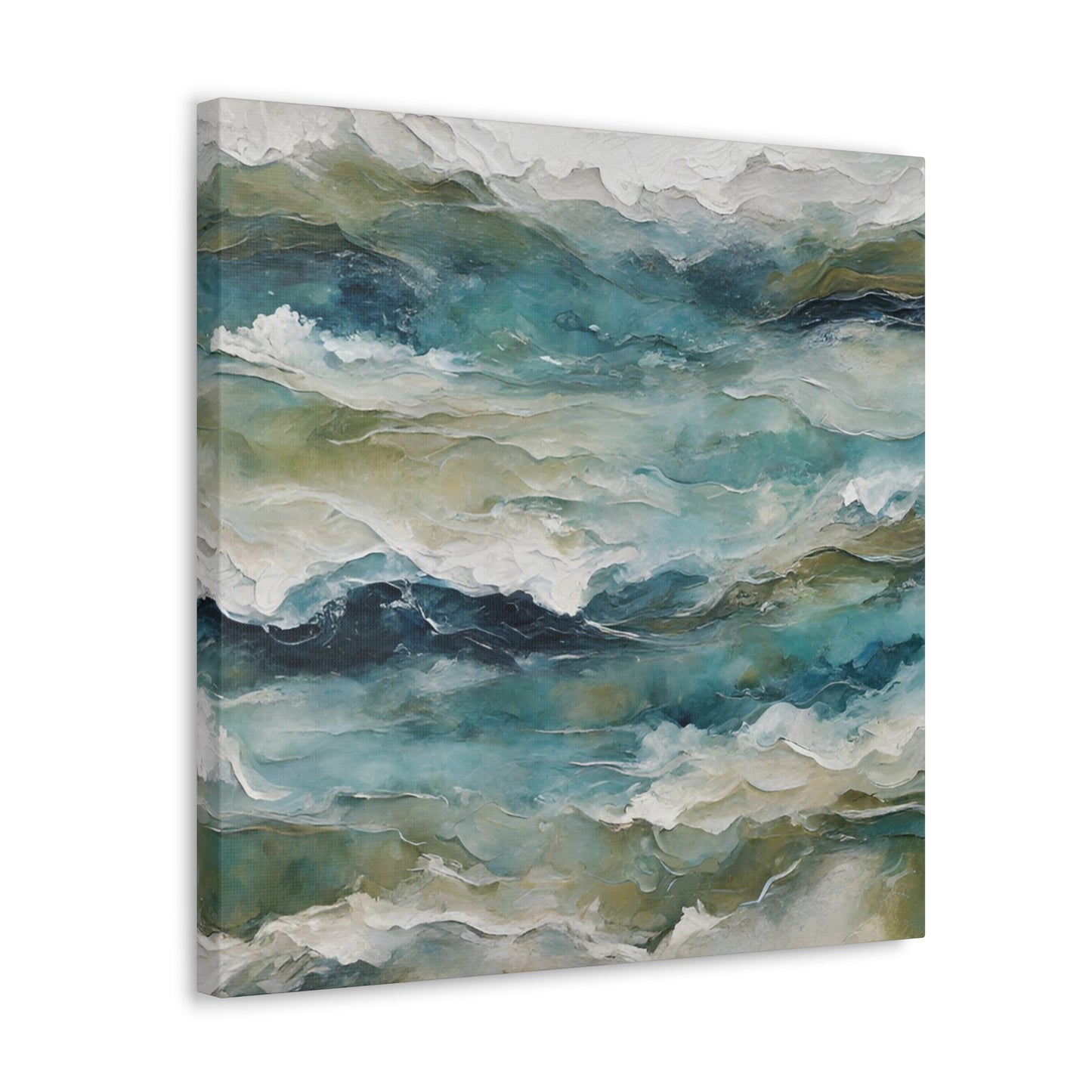 Ocean Symphony IV - Modern Abstract Art Print - Aesthetic Coastal Landscapes