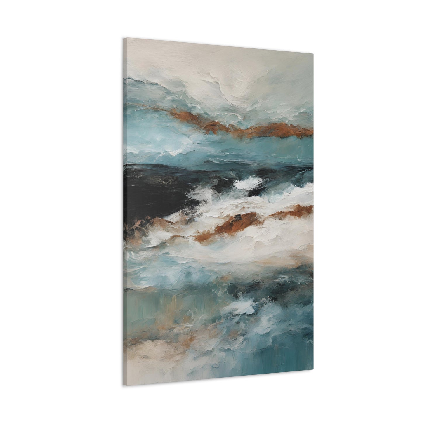 From the Depths II - Modern Abstract Art Print - Aesthetic Coastal Landscapes