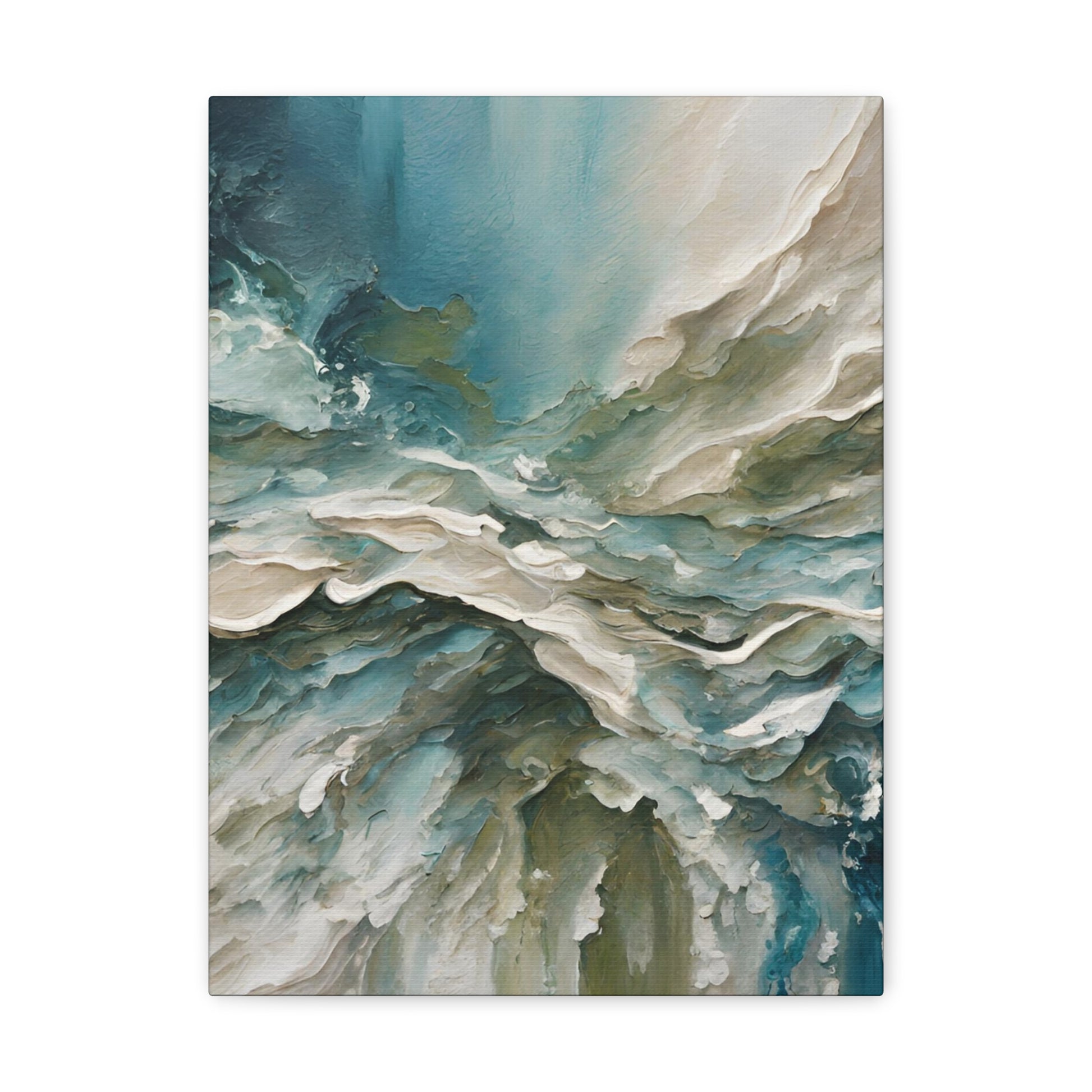 Churning Oceans II - Modern Abstract Art Print - Aesthetic Coastal Landscapes