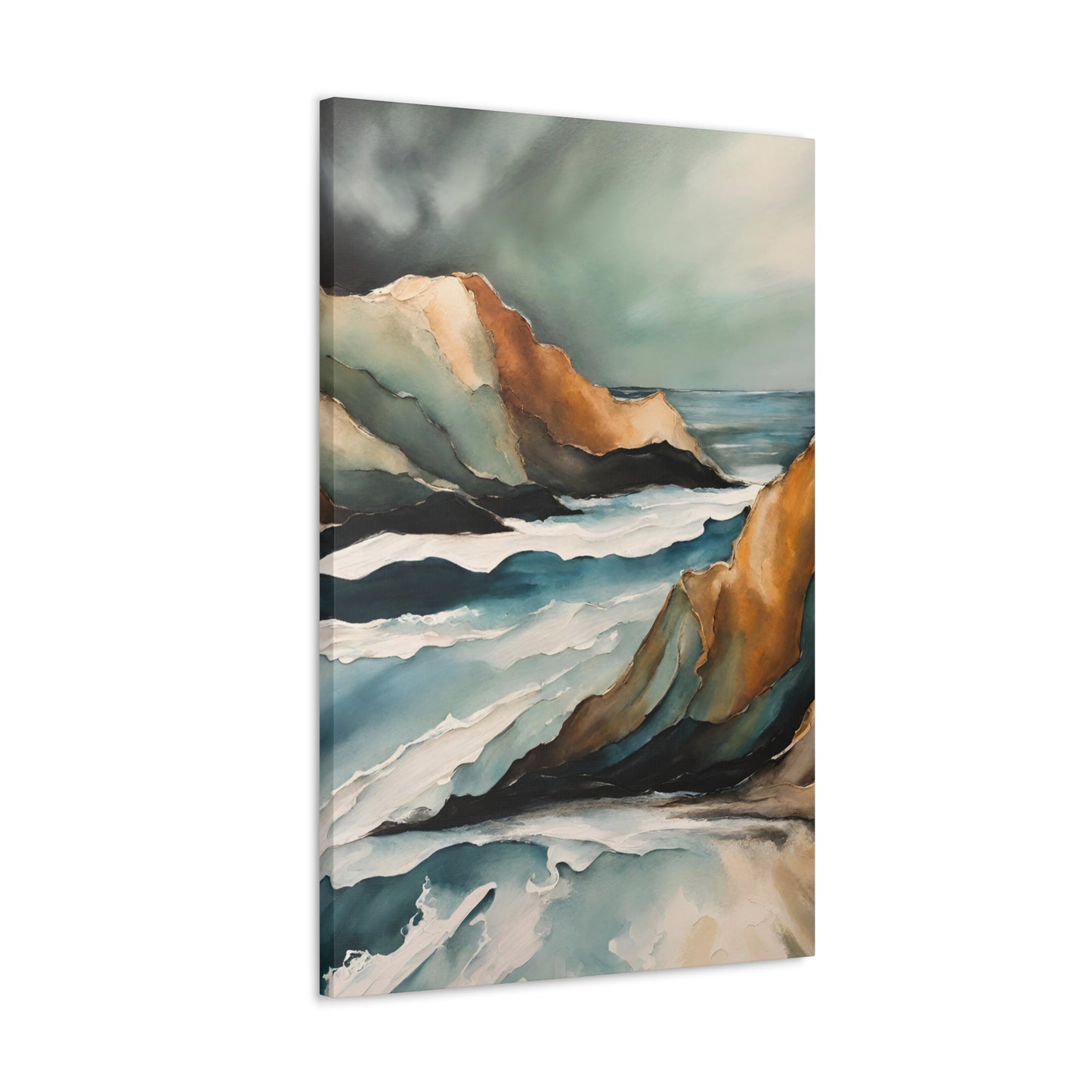 Endless Strength - Modern Abstract Art Print - Aesthetic Coastal Landscapes