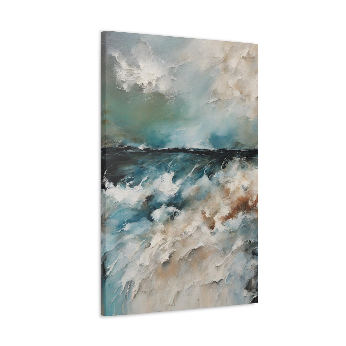 Impassable Seas II - Modern Abstract Art Print - Aesthetic Coastal Landscapes