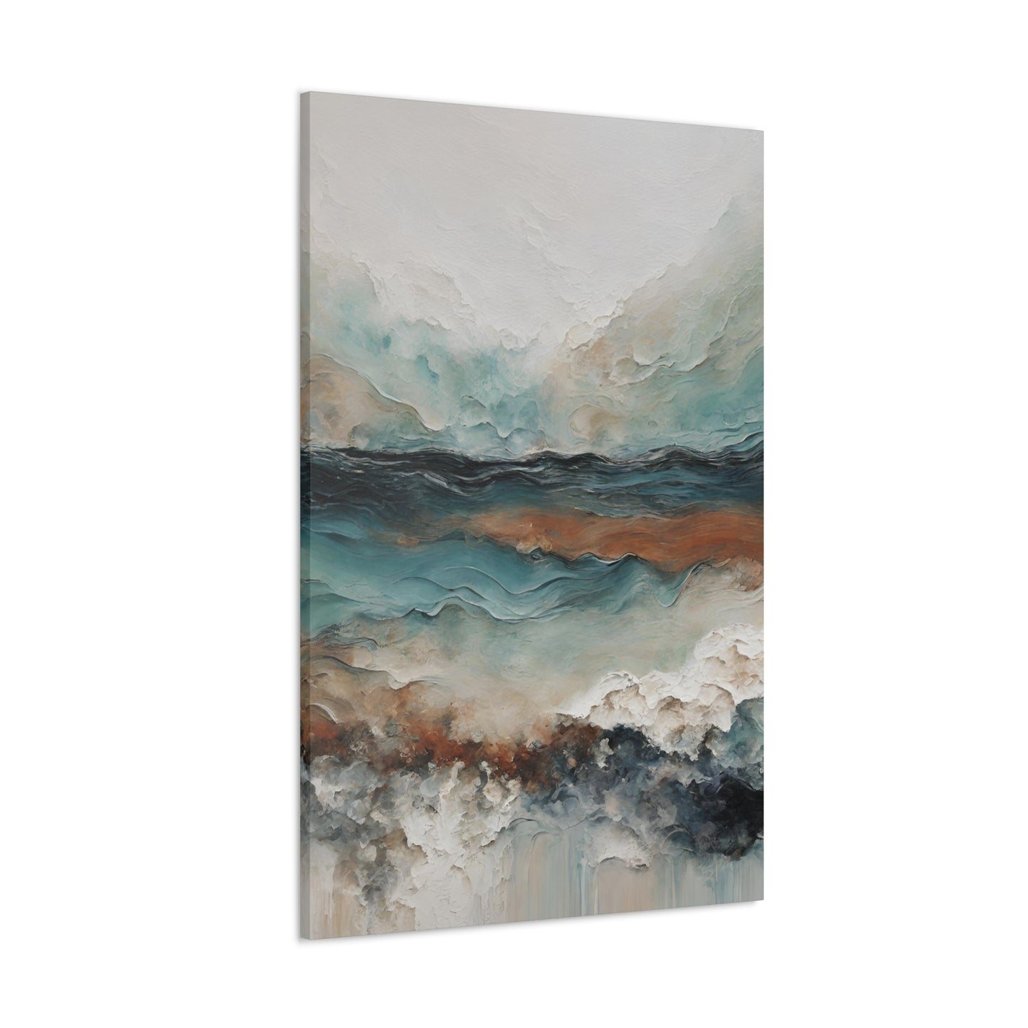 From the Depths  - Modern Abstract Art Print - Aesthetic Coastal Landscapes