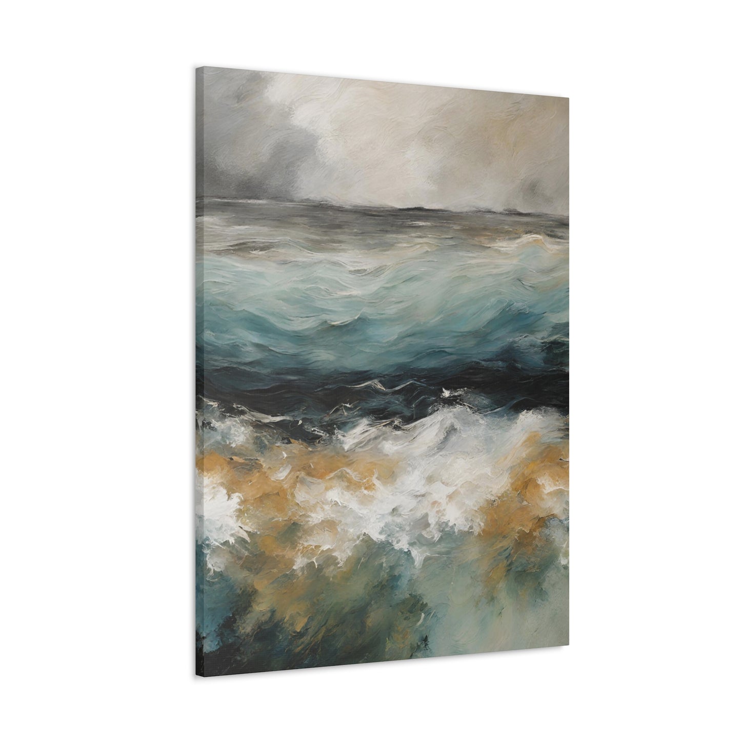 Before the Storm Modern Abstract Art Print - Aesthetic Coastal Landscapes