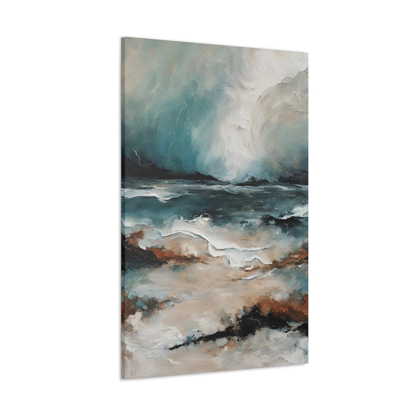 Sea Break - Modern Abstract Art Print - Aesthetic Coastal Landscapes