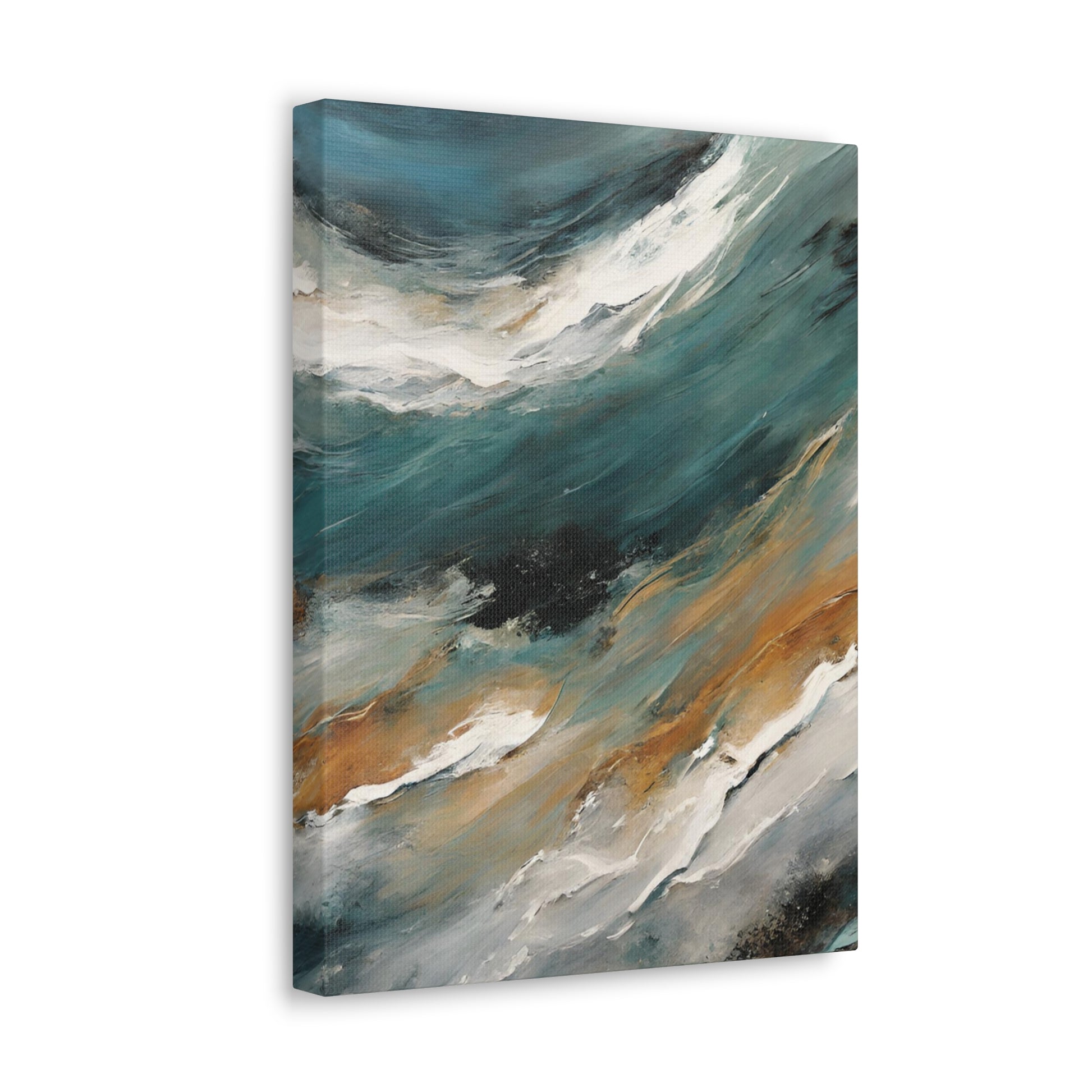 Sea Breeze - Modern Abstract Art Print - Aesthetic Coastal Landscapes