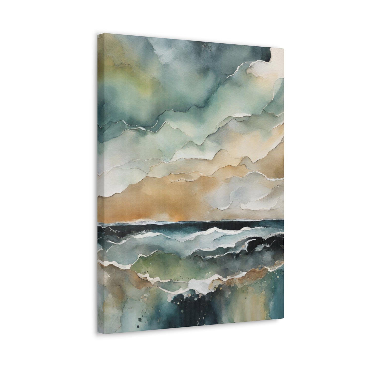 Bubbles from the Depths of the Ocean - Modern Abstract Art Print - Aesthetic Coastal Landscapes