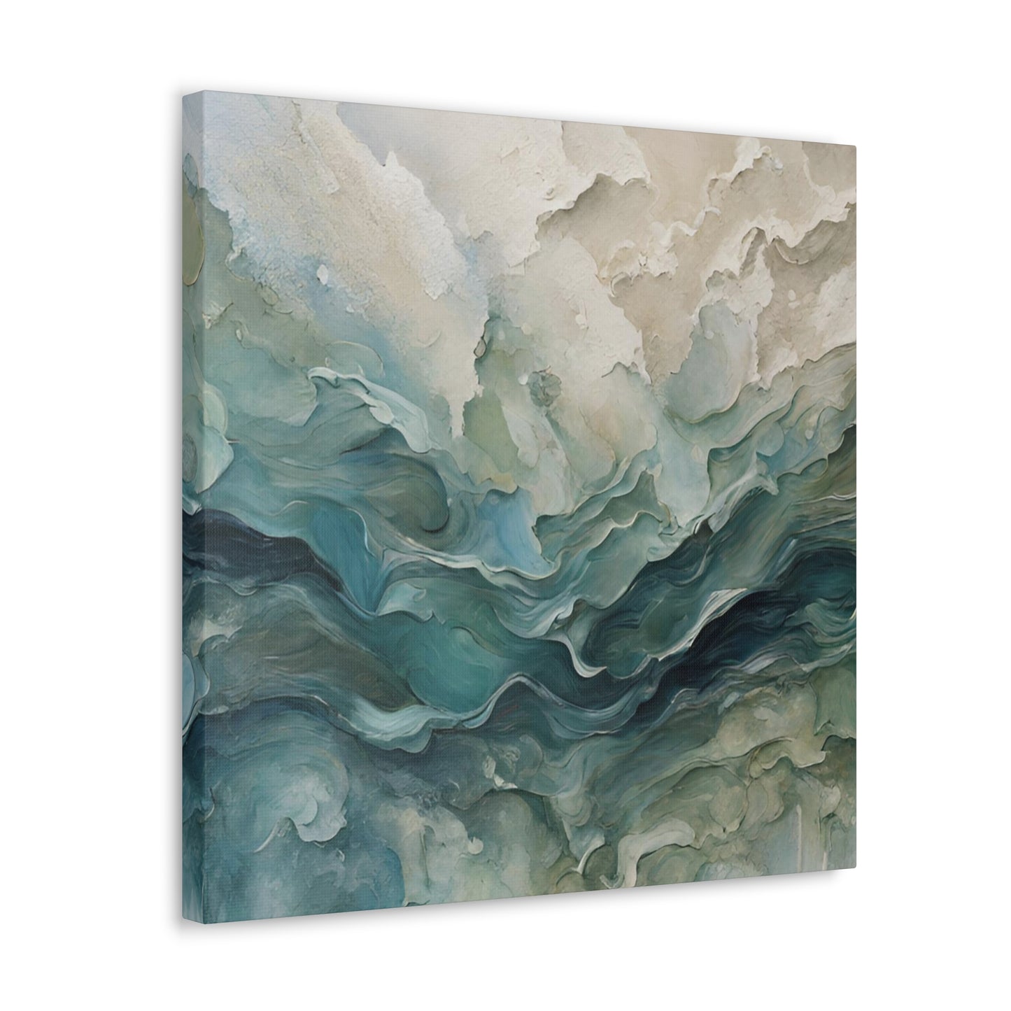 Churning Oceans - Modern Abstract Art Print - Aesthetic Coastal Landscapes