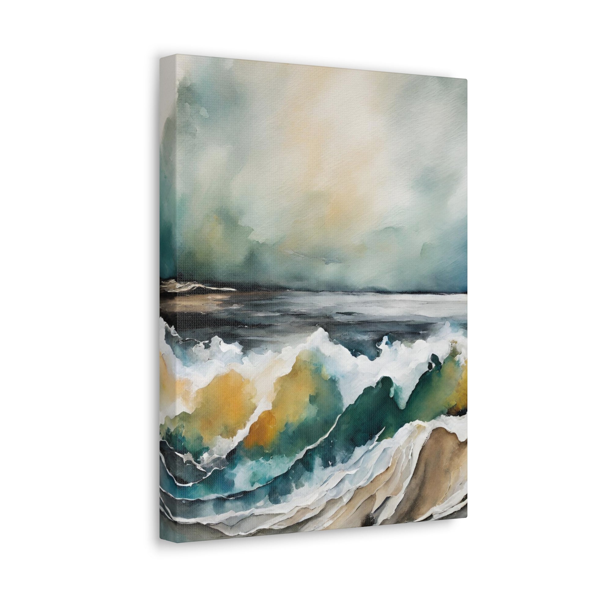 Reflections on the Sea - Modern Abstract Art Print - Aesthetic Coastal Landscapes