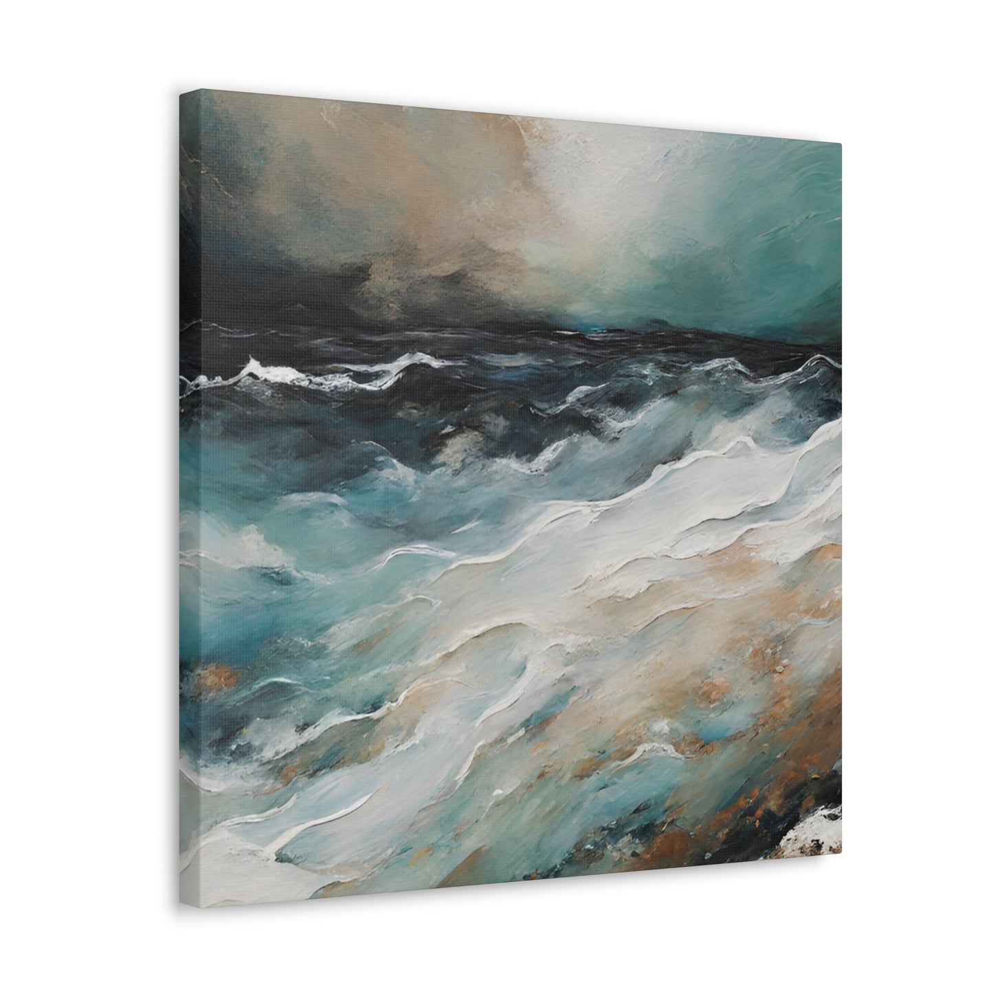 Impassable Seas - Modern Abstract Art Print - Aesthetic Coastal Landscapes