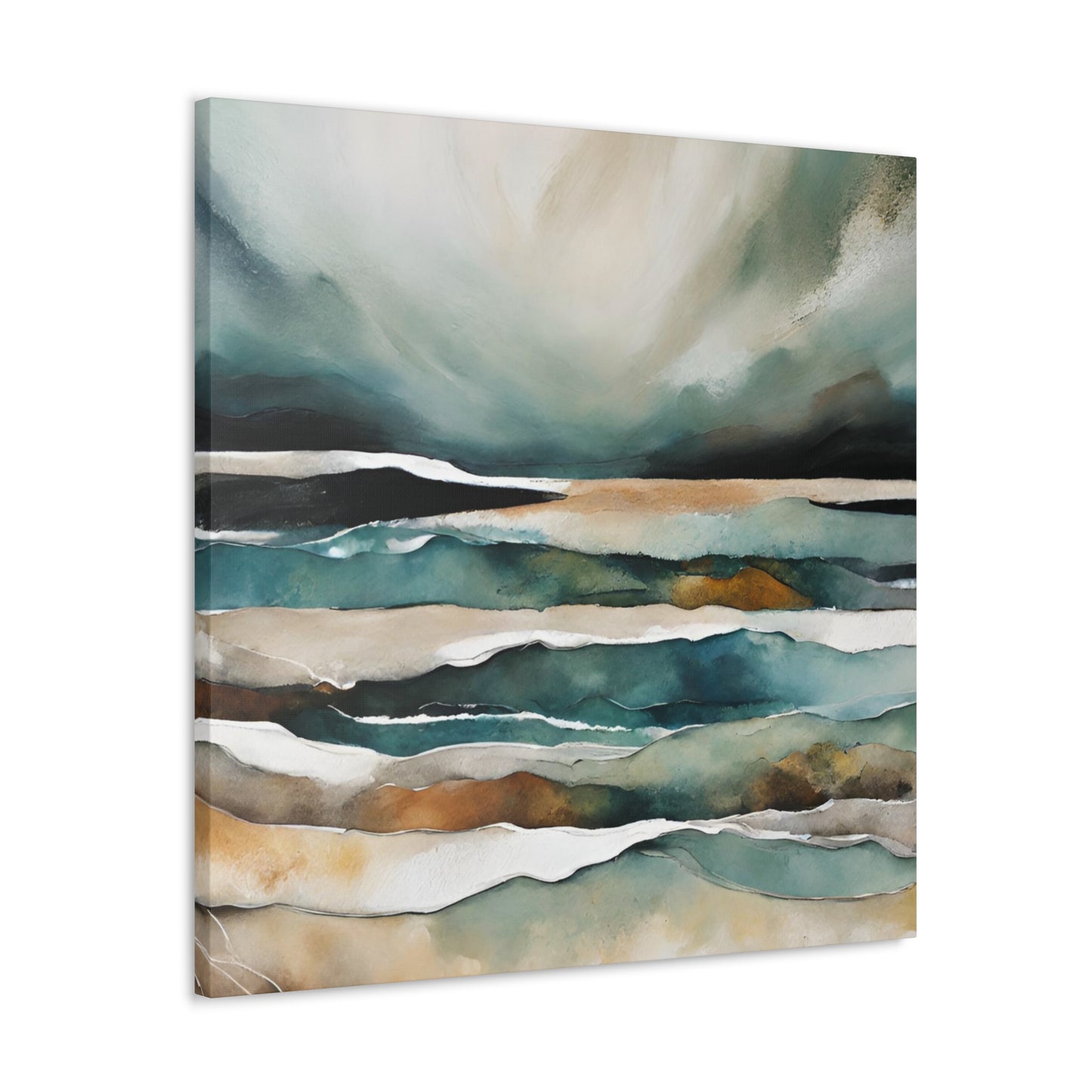 Storm Clearing - Modern Abstract Art Print - Aesthetic Coastal Landscapes