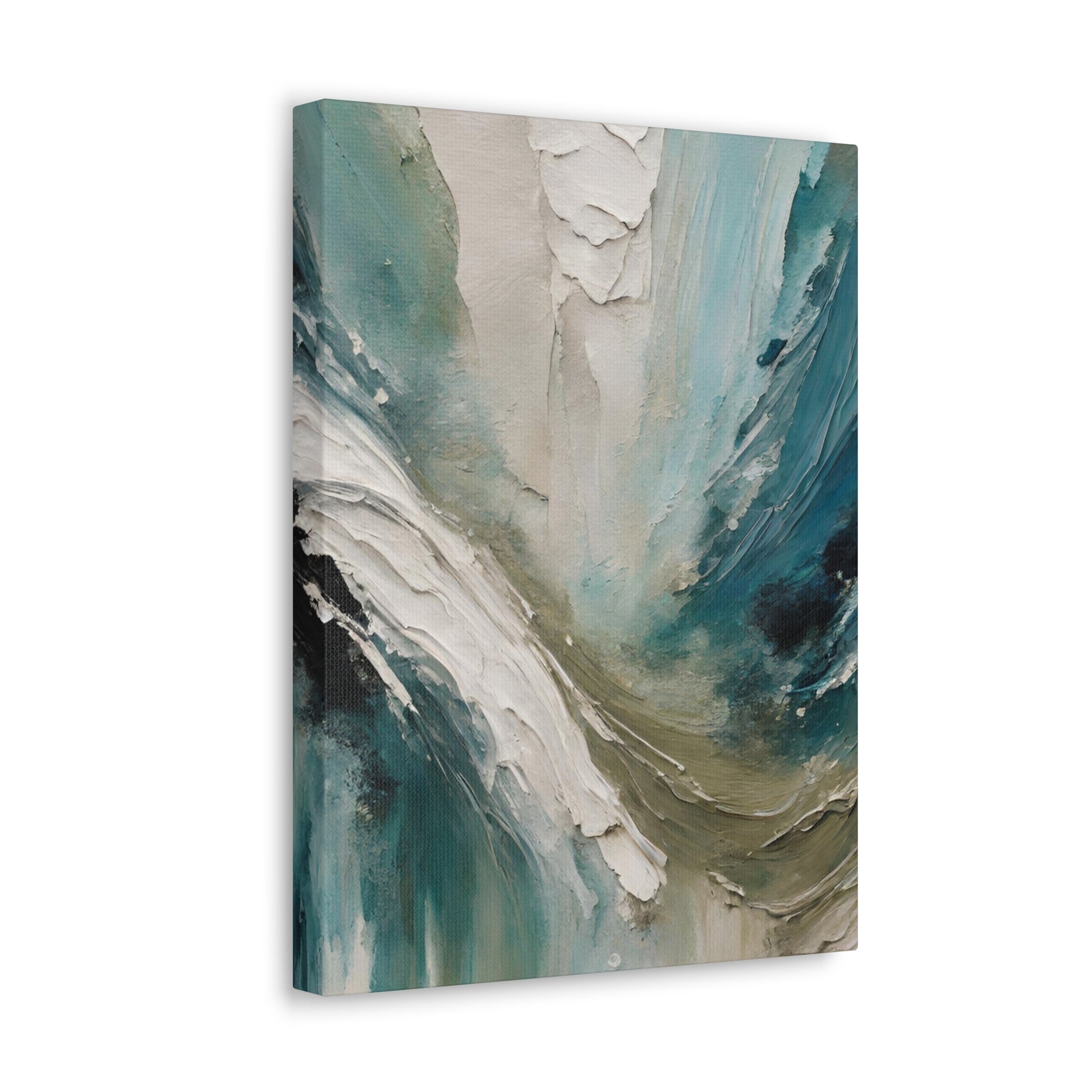 Inlet - Modern Abstract Art Print - Aesthetic Coastal Landscapes