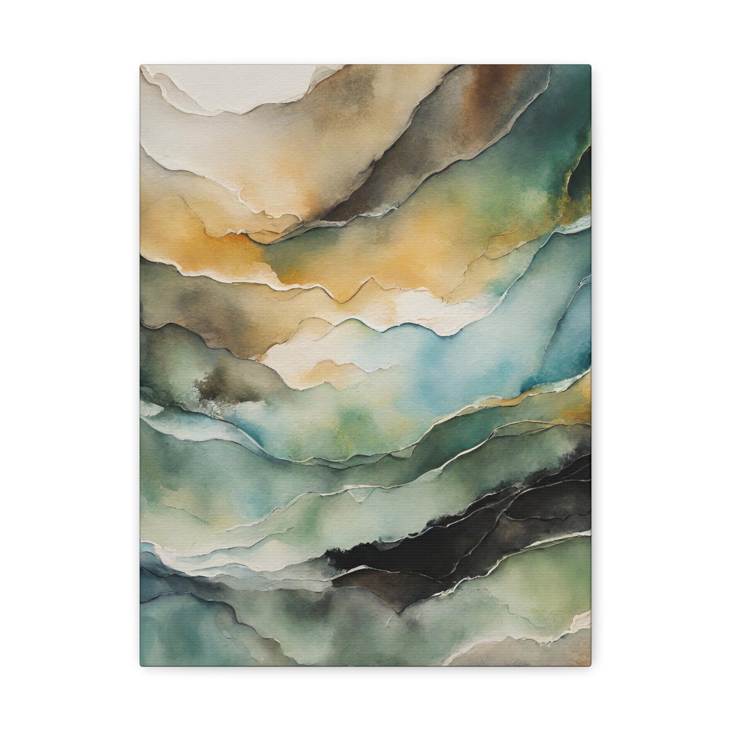 Abstract Skies - Modern Abstract Art Print - Aesthetic Coastal Landscapes