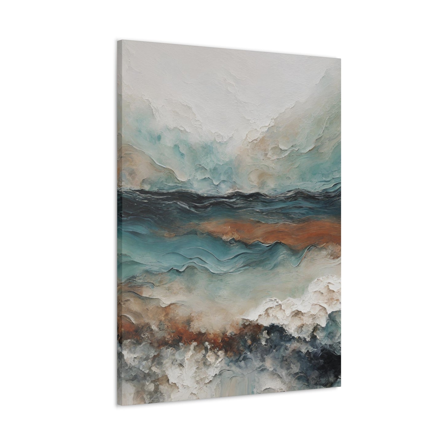 From the Depths  - Modern Abstract Art Print - Aesthetic Coastal Landscapes