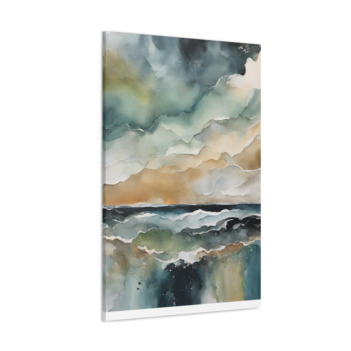 Bubbles from the Depths of the Ocean - Modern Abstract Art Print - Aesthetic Coastal Landscapes