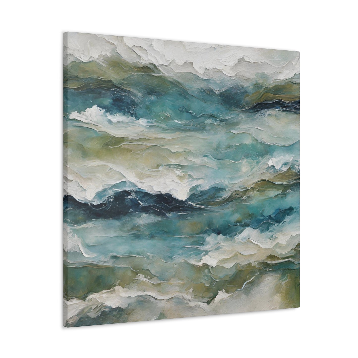 Ocean Symphony IV - Modern Abstract Art Print - Aesthetic Coastal Landscapes