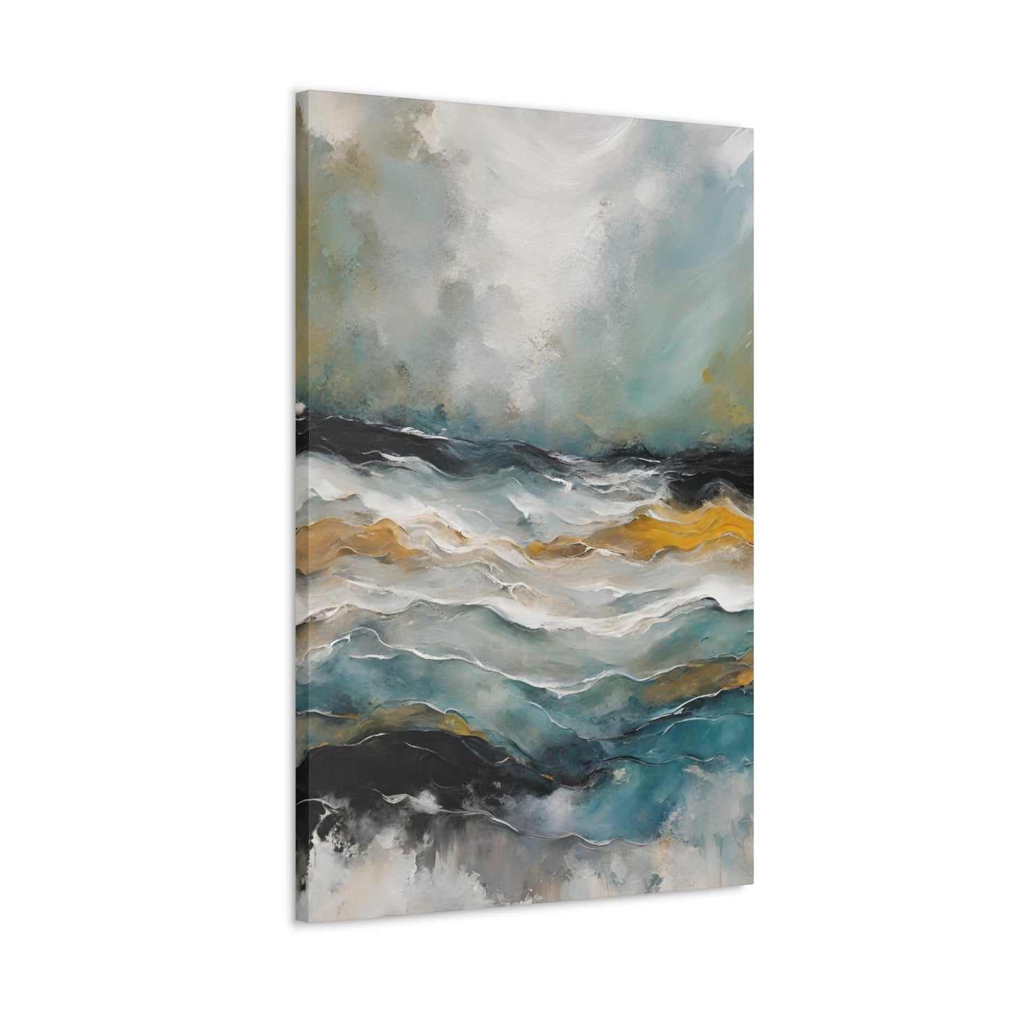 Coastal View - Modern Abstract Art Print - Aesthetic Coastal Landscapes