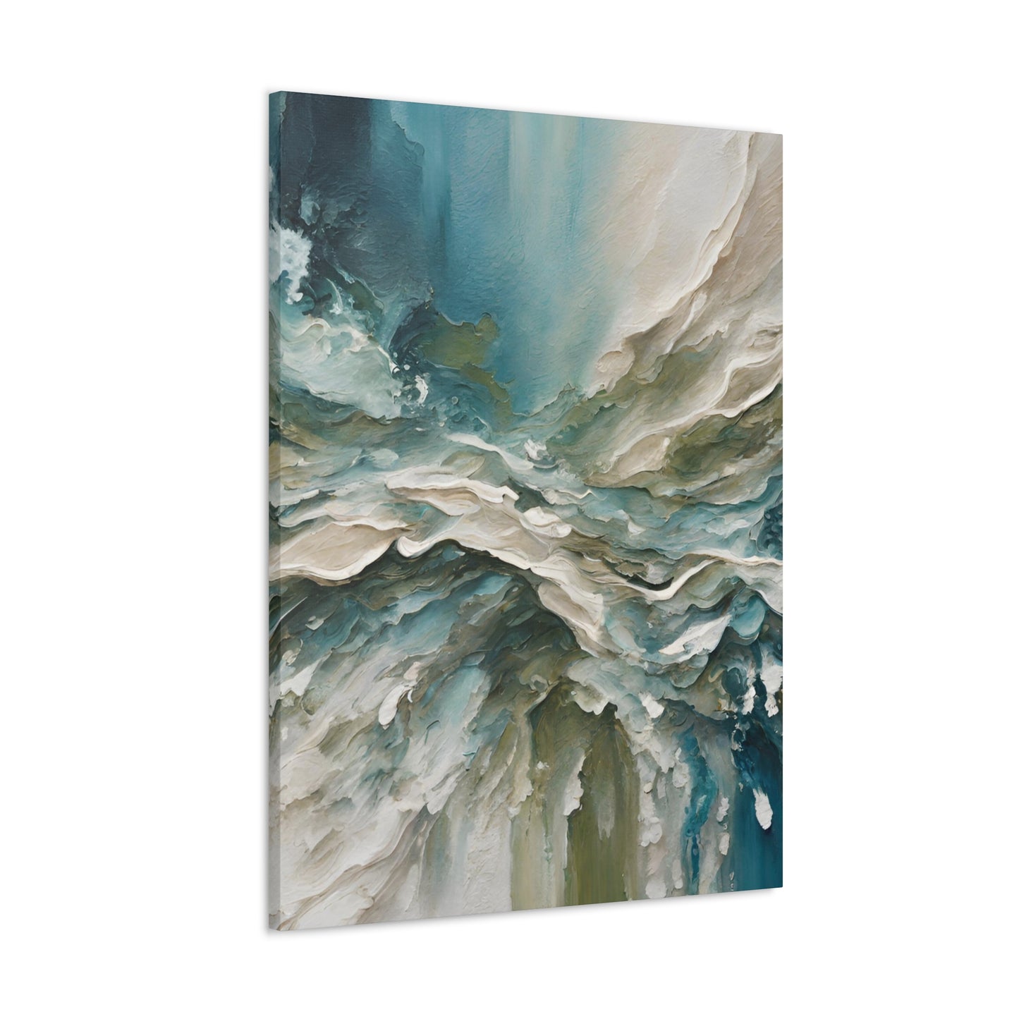 Churning Oceans II - Modern Abstract Art Print - Aesthetic Coastal Landscapes