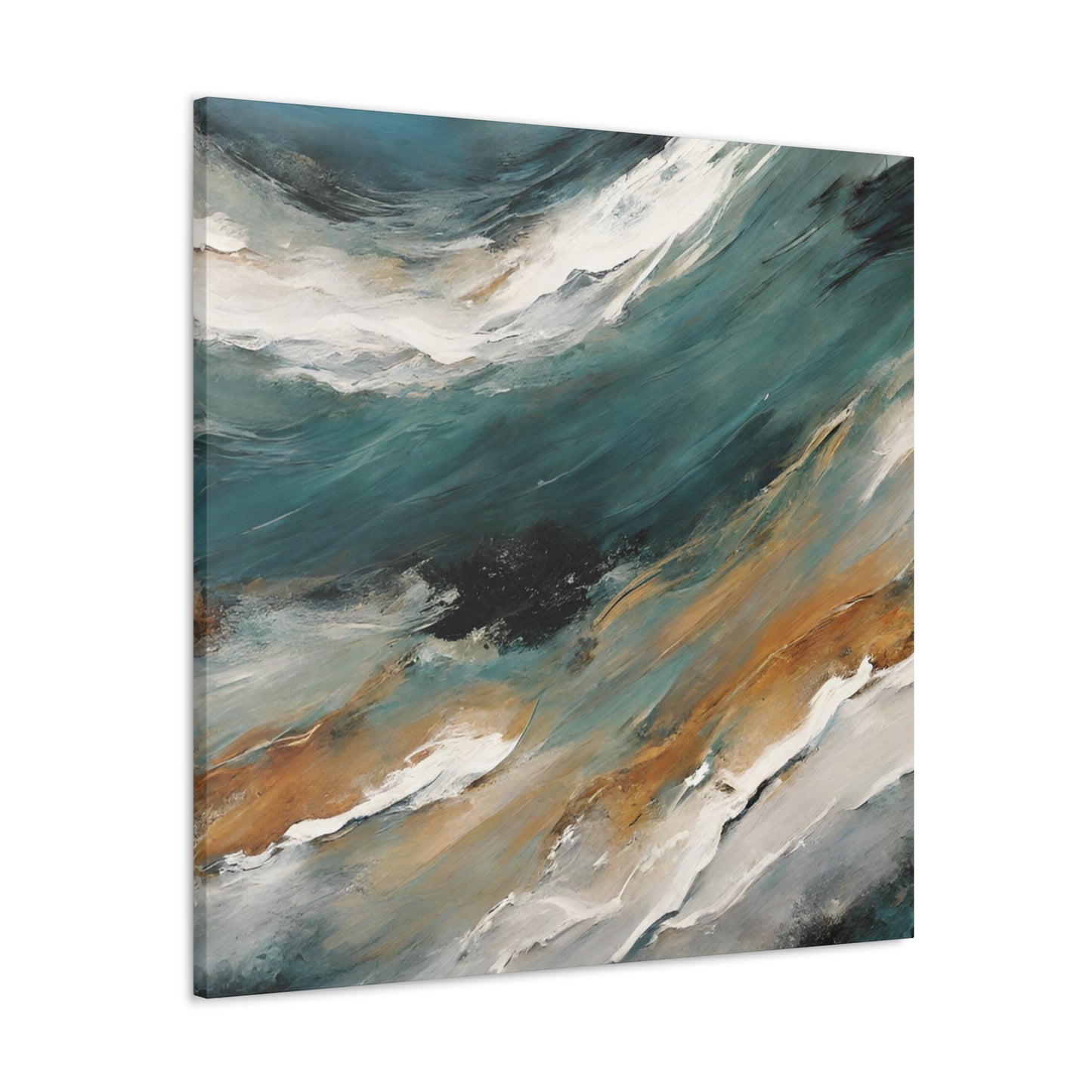 Sea Breeze - Modern Abstract Art Print - Aesthetic Coastal Landscapes