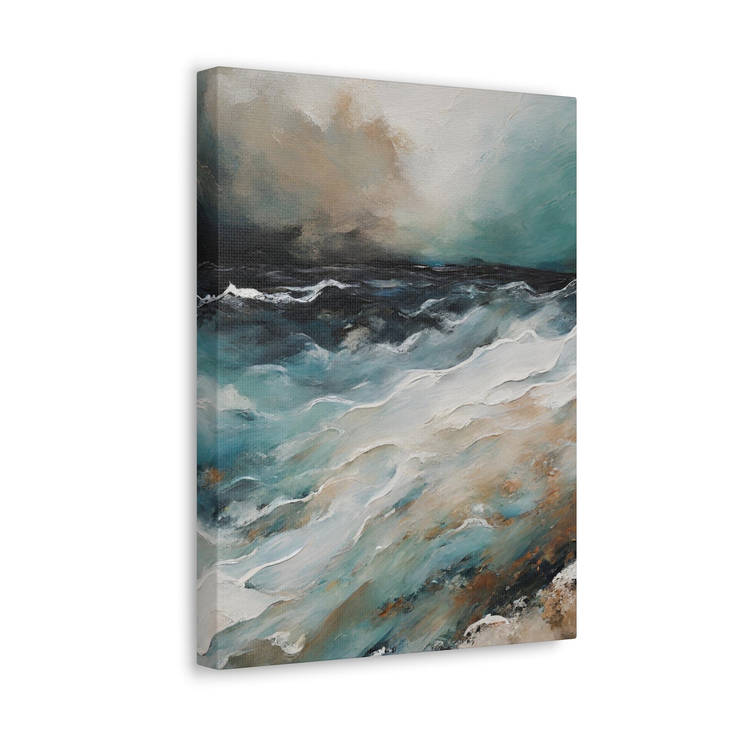 Impassable Seas - Modern Abstract Art Print - Aesthetic Coastal Landscapes