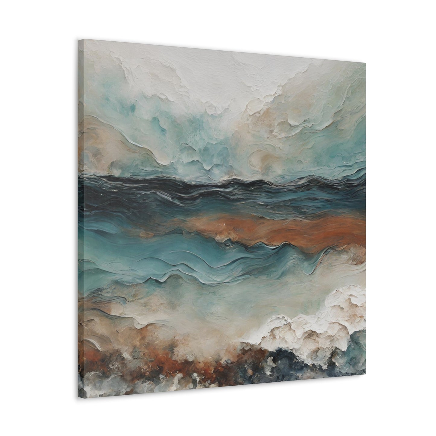 From the Depths  - Modern Abstract Art Print - Aesthetic Coastal Landscapes