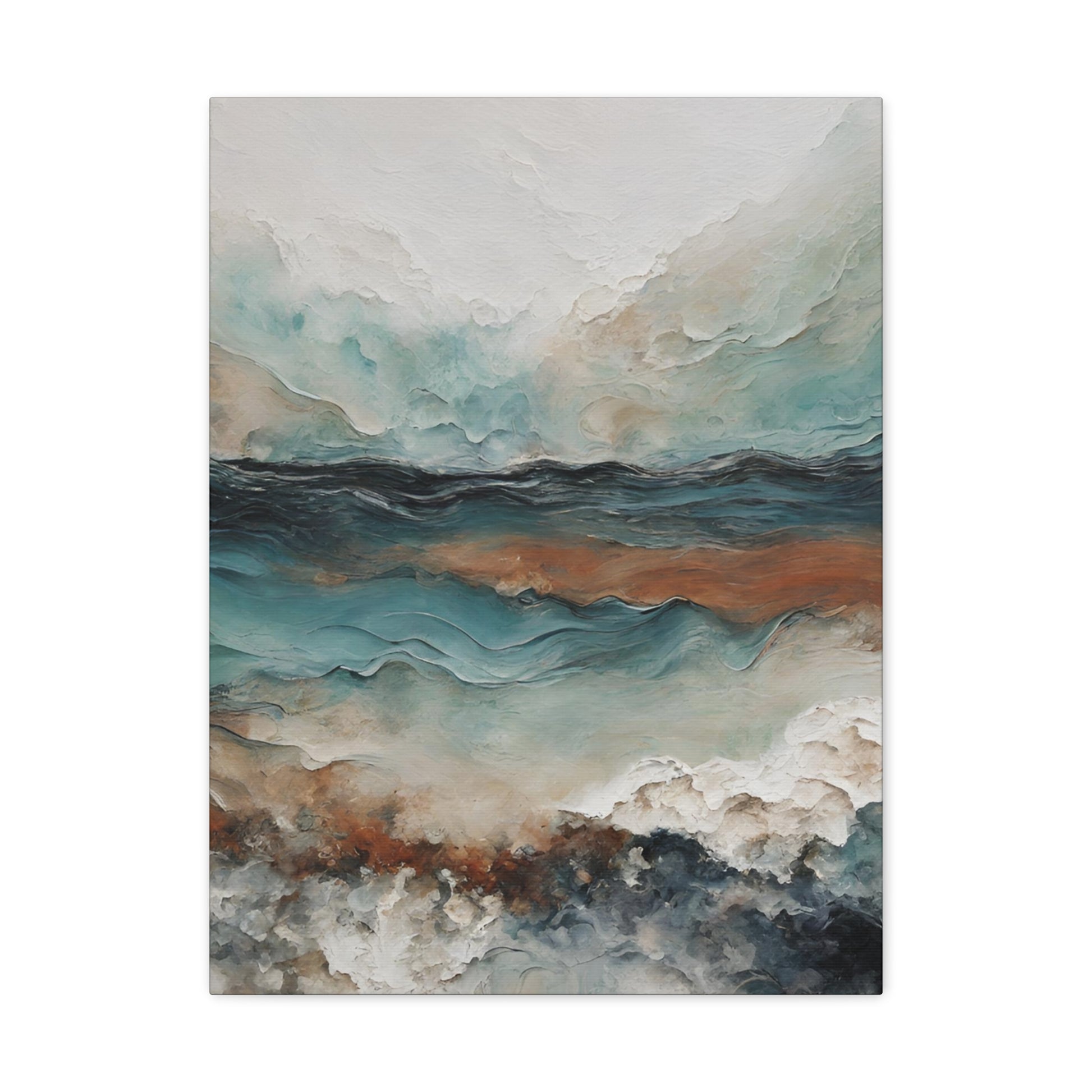 From the Depths  - Modern Abstract Art Print - Aesthetic Coastal Landscapes