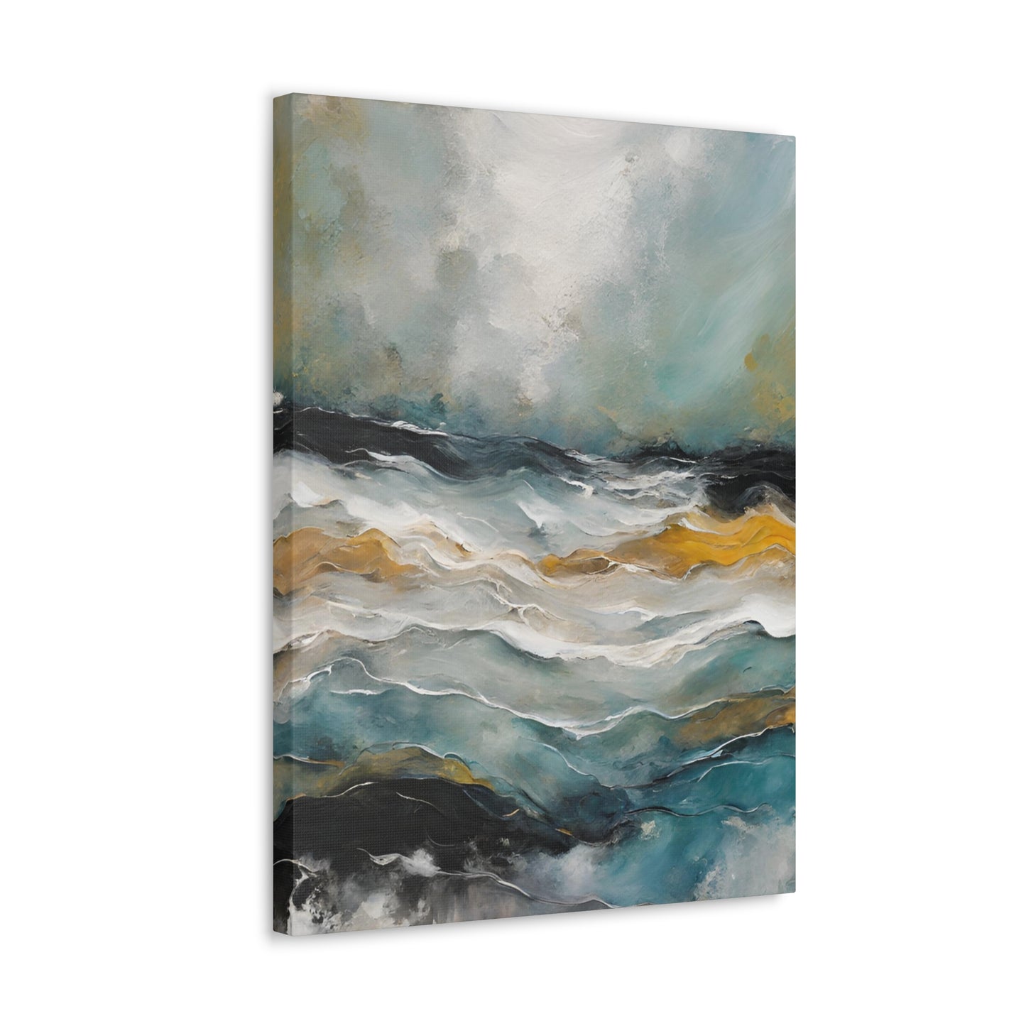 Coastal View - Modern Abstract Art Print - Aesthetic Coastal Landscapes