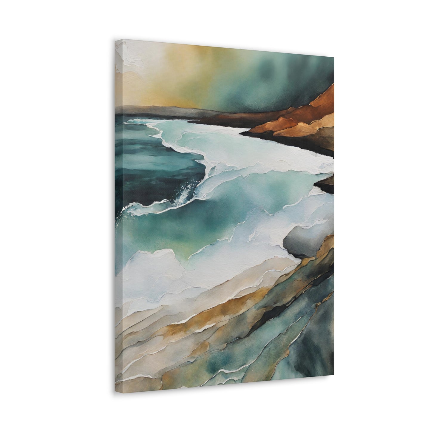 Rising Tide - Modern Abstract Art Print - Aesthetic Coastal Landscapes