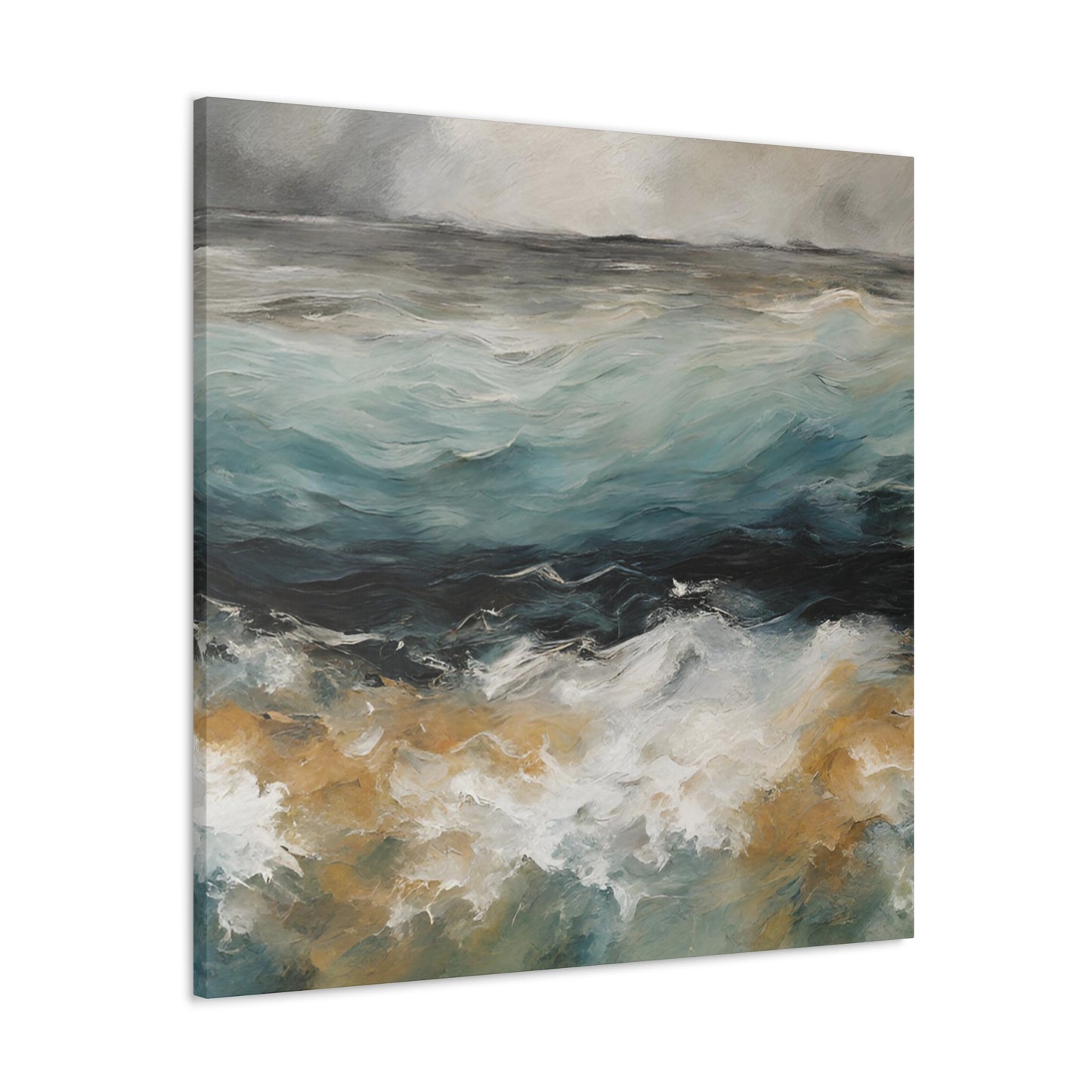 Before the Storm Modern Abstract Art Print - Aesthetic Coastal Landscapes