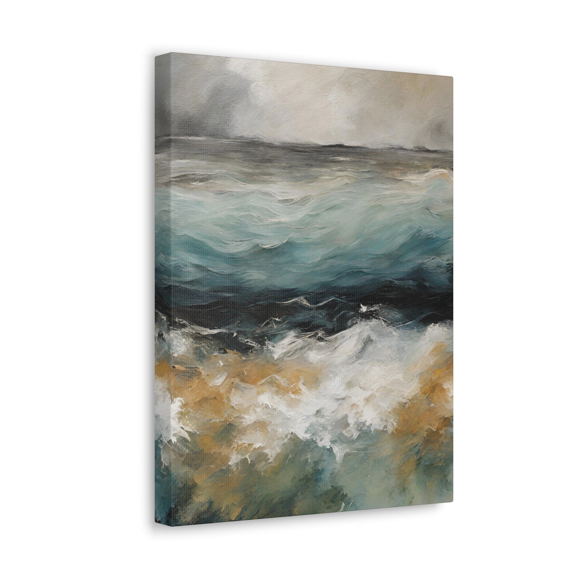 Before the Storm Modern Abstract Art Print - Aesthetic Coastal Landscapes