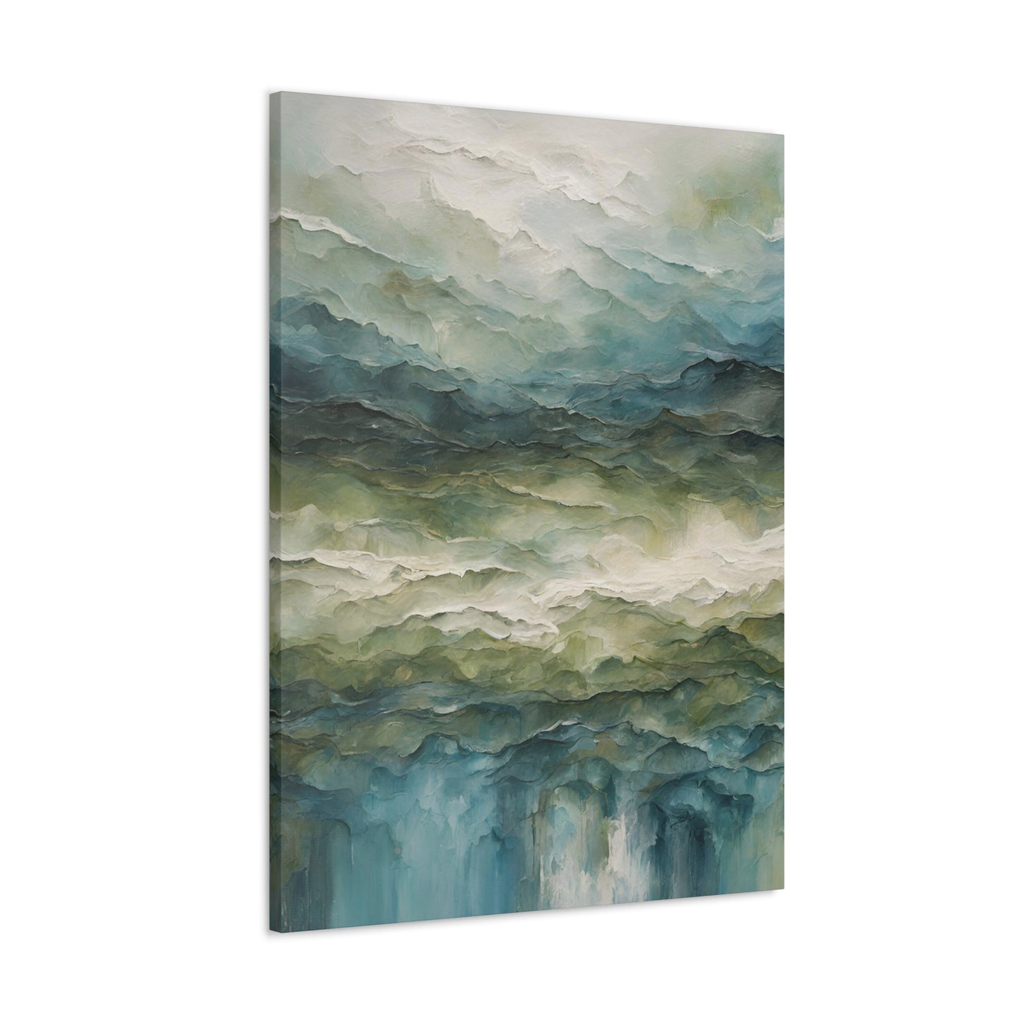 Ocean Symphony 1 - Modern Abstract Art Print - Aesthetic Coastal Landscapes