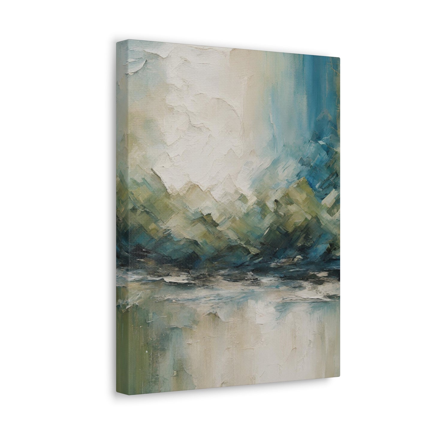 Peaking Through - Modern Abstract Art Print - Aesthetic Coastal Landscapes