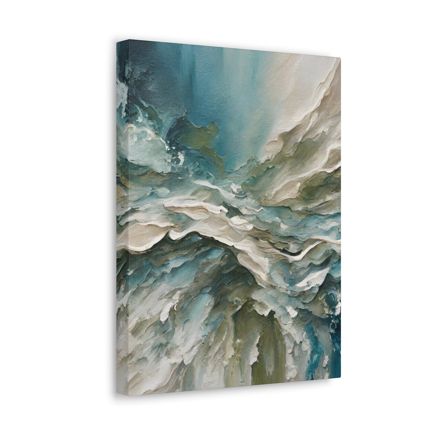 Churning Oceans II - Modern Abstract Art Print - Aesthetic Coastal Landscapes