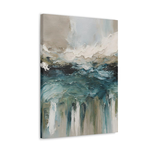 Perfect Shores - Modern Abstract Art Print - Aesthetic Coastal Landscapes