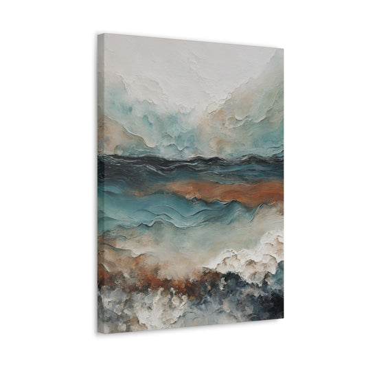 From the Depths  - Modern Abstract Art Print - Aesthetic Coastal Landscapes