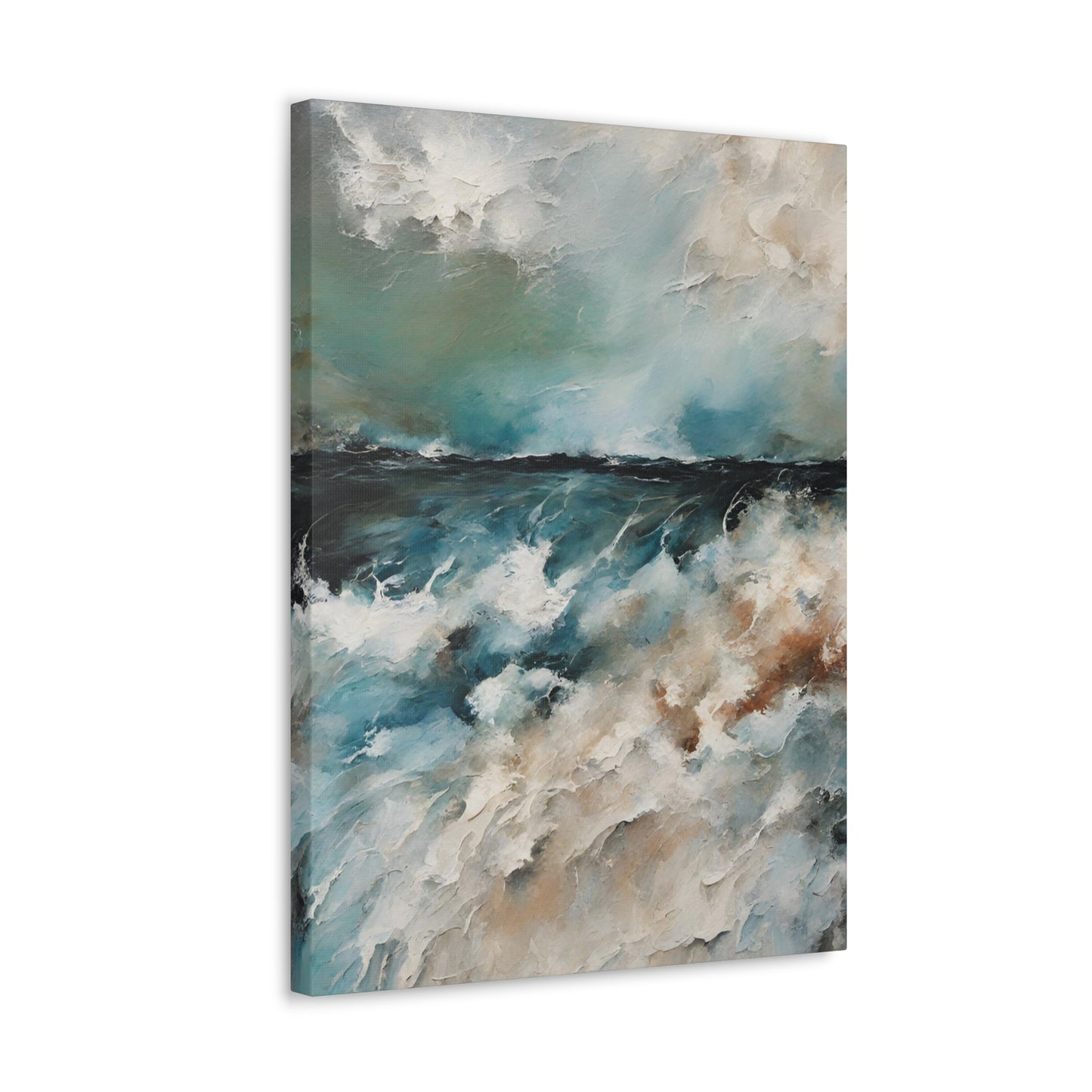 Impassable Seas II - Modern Abstract Art Print - Aesthetic Coastal Landscapes