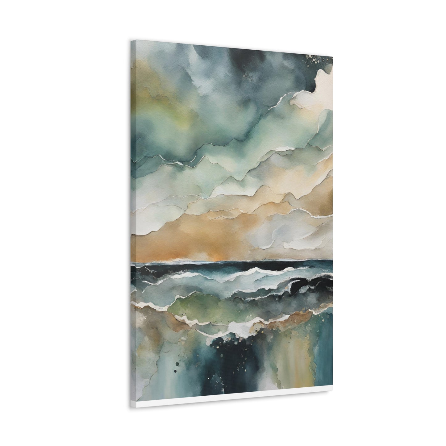 Bubbles from the Depths of the Ocean - Modern Abstract Art Print - Aesthetic Coastal Landscapes