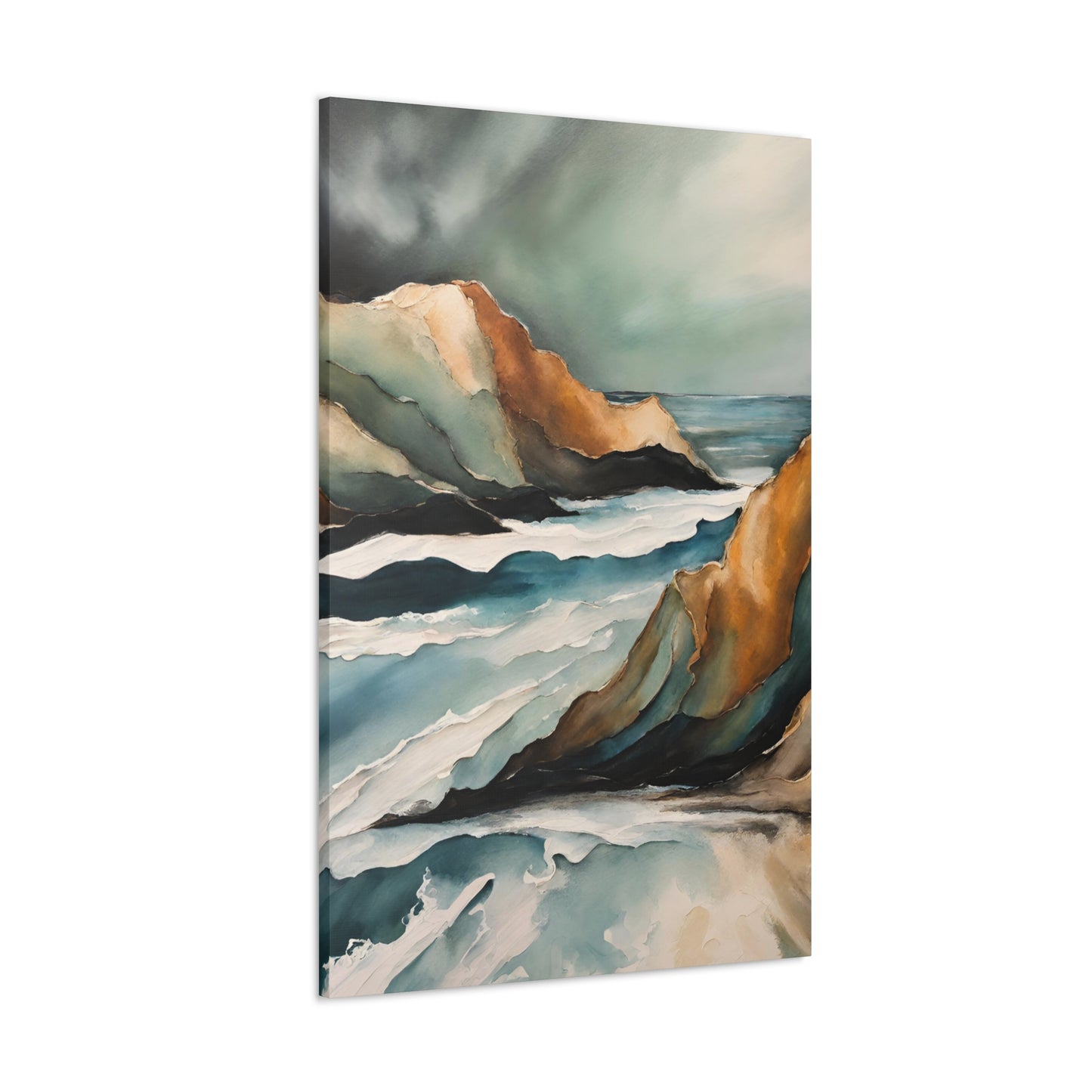 Endless Strength - Modern Abstract Art Print - Aesthetic Coastal Landscapes