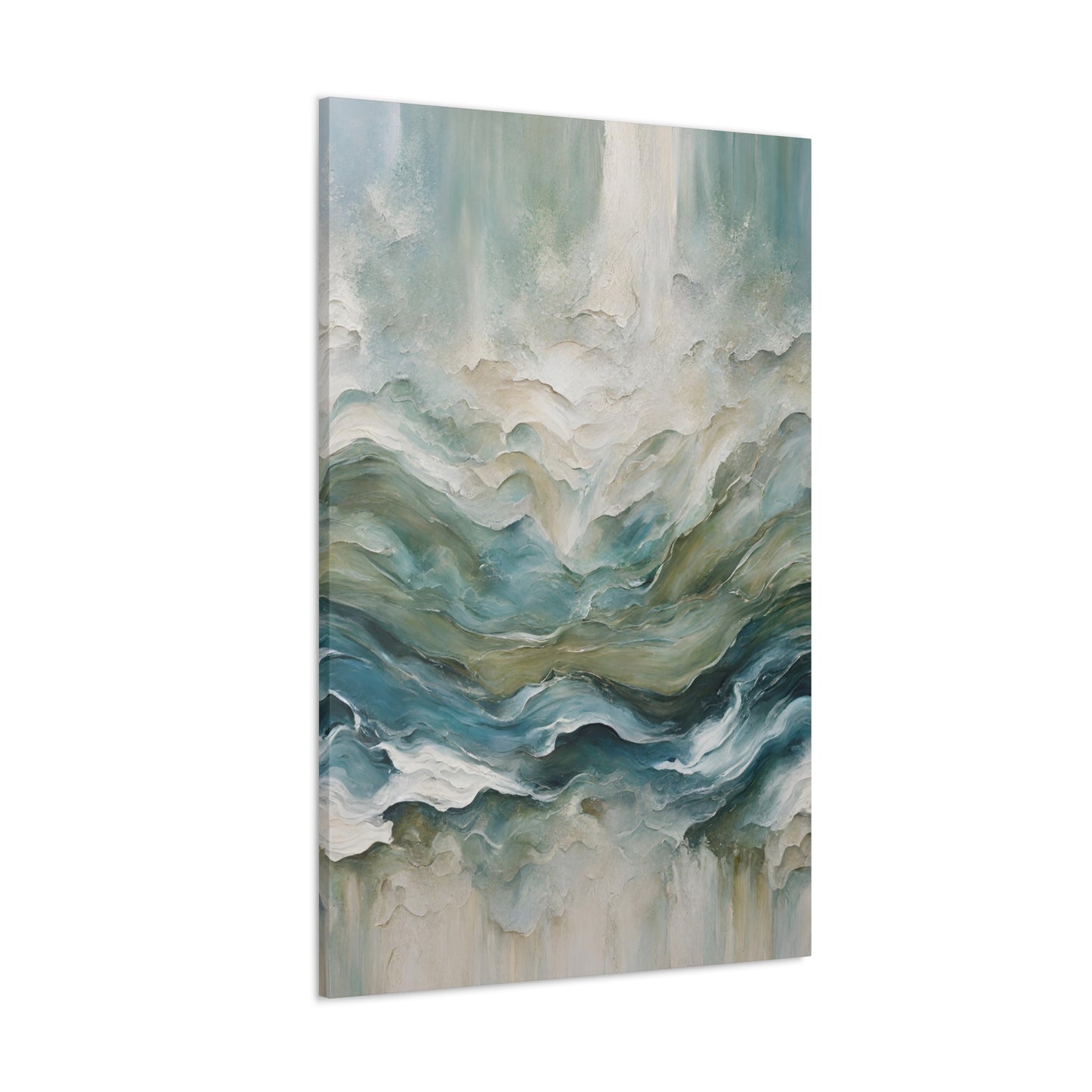 Ocean Symphony III - Modern Abstract Art Print - Aesthetic Coastal Landscapes