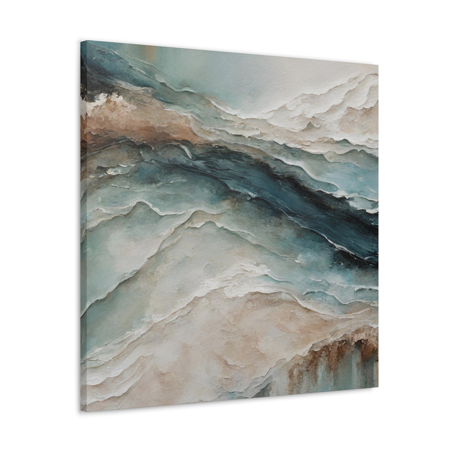 Clearing Storms - Modern Abstract Art Print - Aesthetic Coastal Landscapes